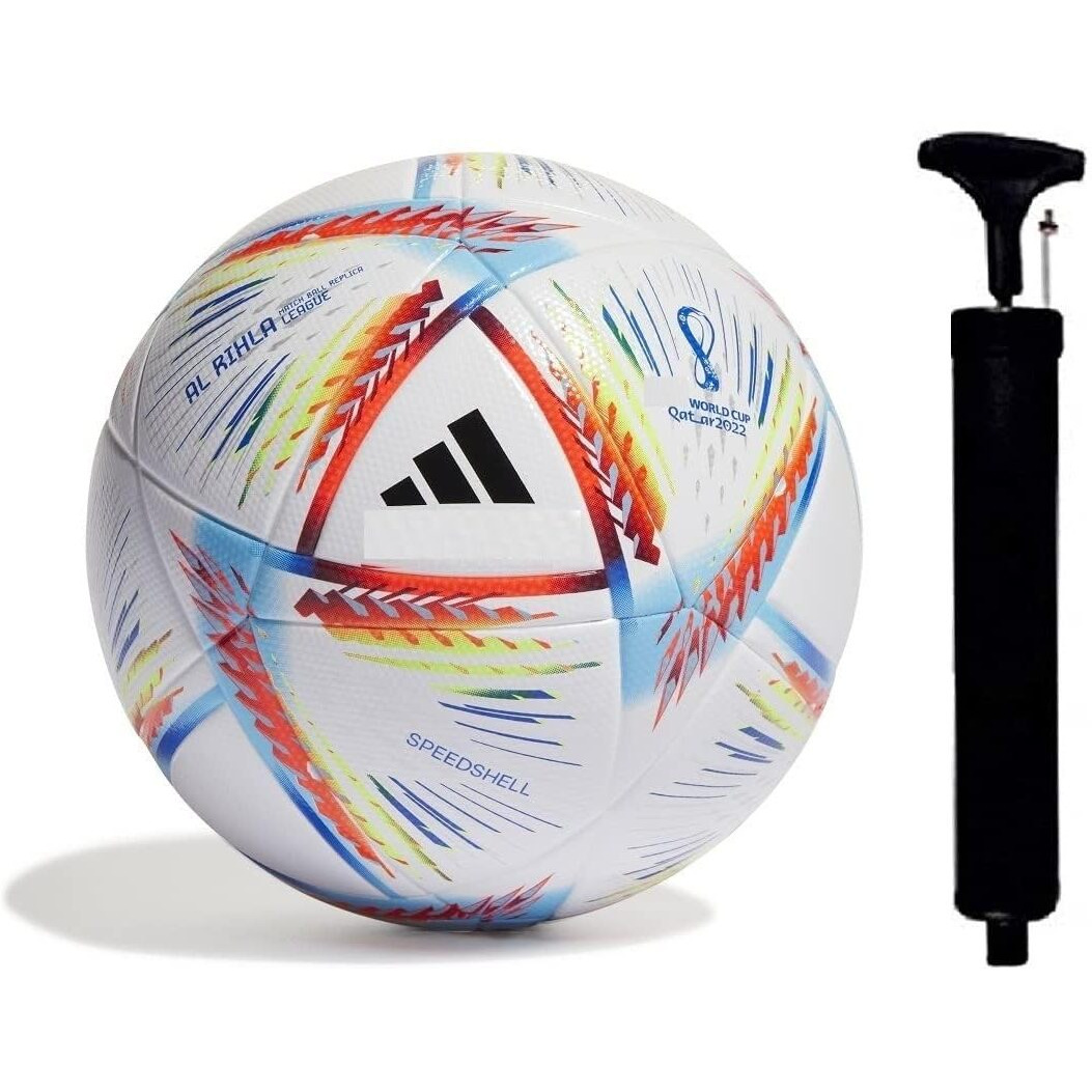 M Art Pvc Football Size 5,With Pump Multicolor