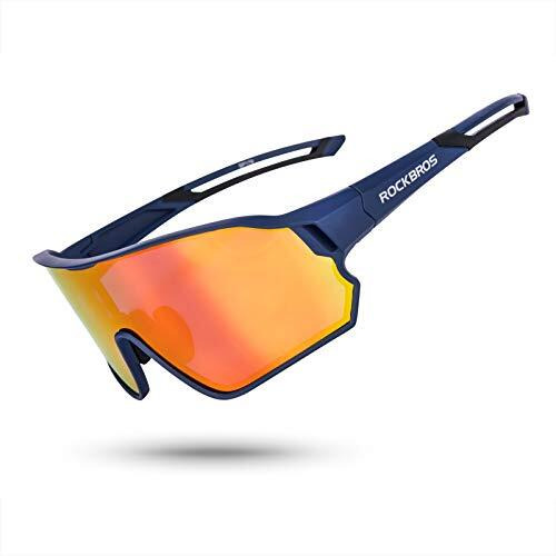 Rockbros Rock Bros Polarized Sunglasses Uv Protection For Women Men Cycling Sunglasses Bike Glasses Yellow Sport Fishing Running Climbing Driving, One Size