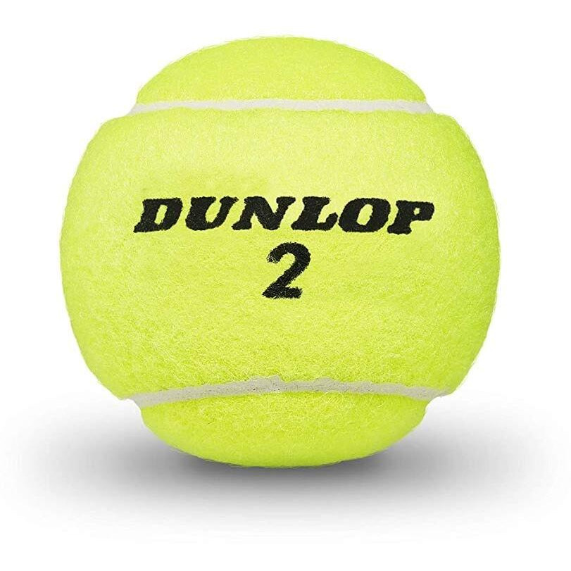 Dunlop Rubber Tennis Balls, (Green)|4 Cans | 12 Balls (3 Balls/Can)