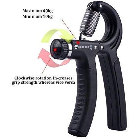 Toyshine Hand Grip Strengthener With Non-Slip Gripper, Adjustable Hand Grip Strengthener, Assorted (Sstp)