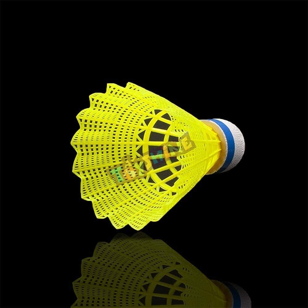 Toyshine Multicolor Nylon Stable And Sturdy Badminton Shuttlecocks/Shuttles - Pack Of 6 (Sstp)