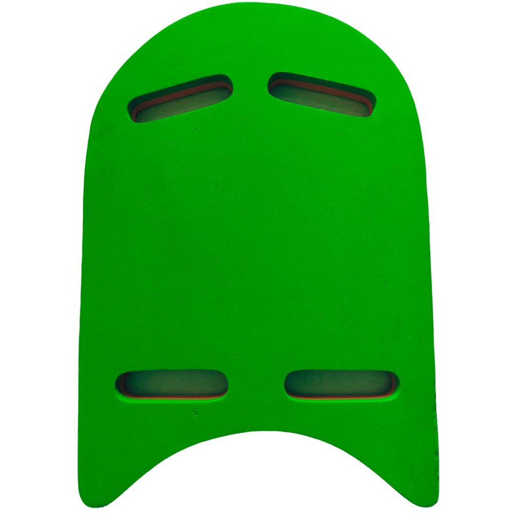 Karbd 4 Cut Swimming Kickboard Floating Board For Swimming Training Aid Exercise Equipment Pool Swim Safe Trainer Lessons Kickboards For Adults Children With 4 Holes Dual Color (Medium, Green Orange)