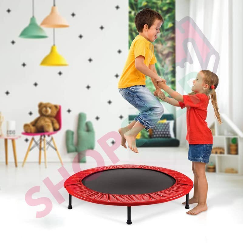 Shopster Mini Trampoline For Kids & Adults Bounce, Workout Indoors & Outdoors, For Safe Jumping Exercise, Fitness, Sport (36 Inch)