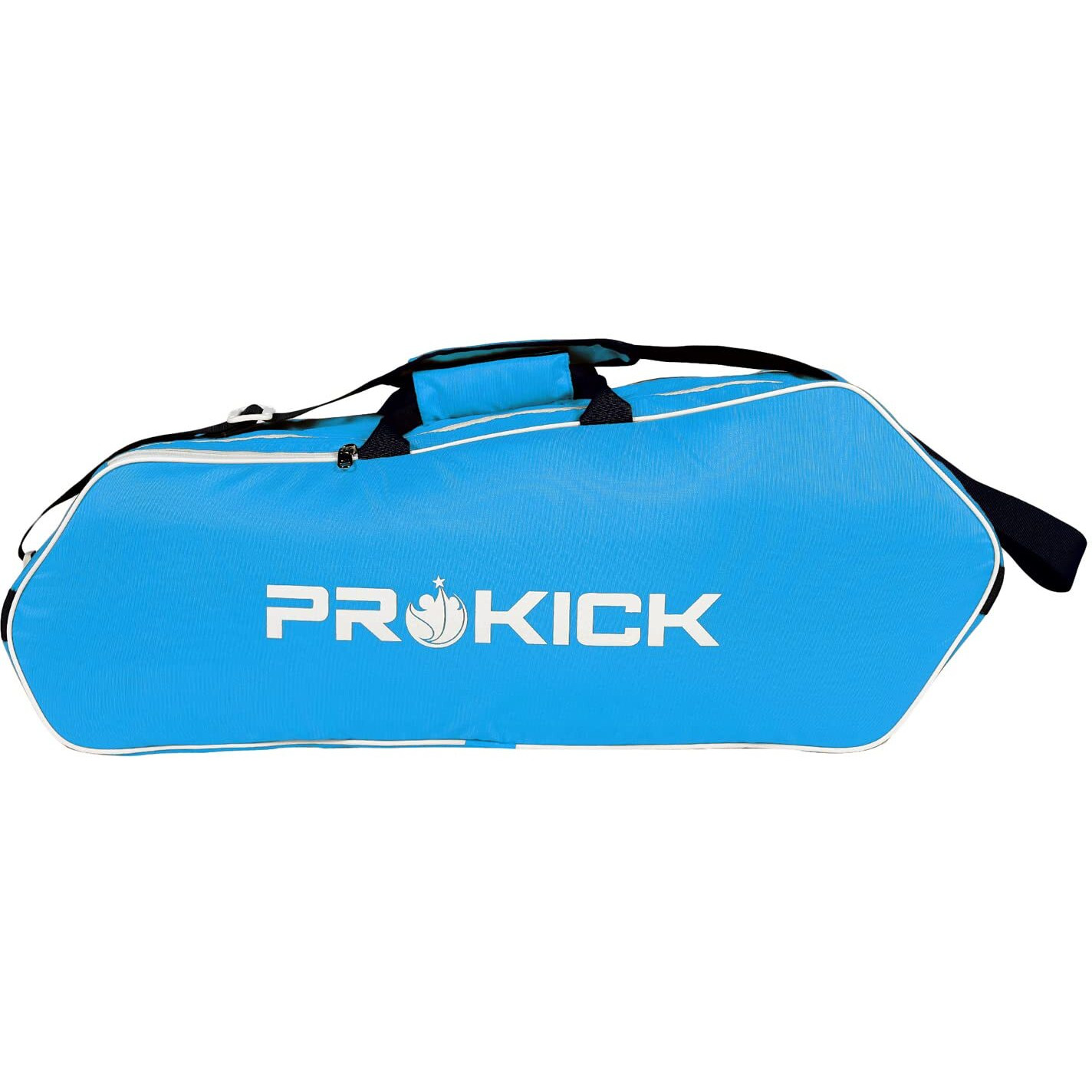 Prokick Cyber Arrow Badminton Kitbag With Double Zipper Compartments, Indigo