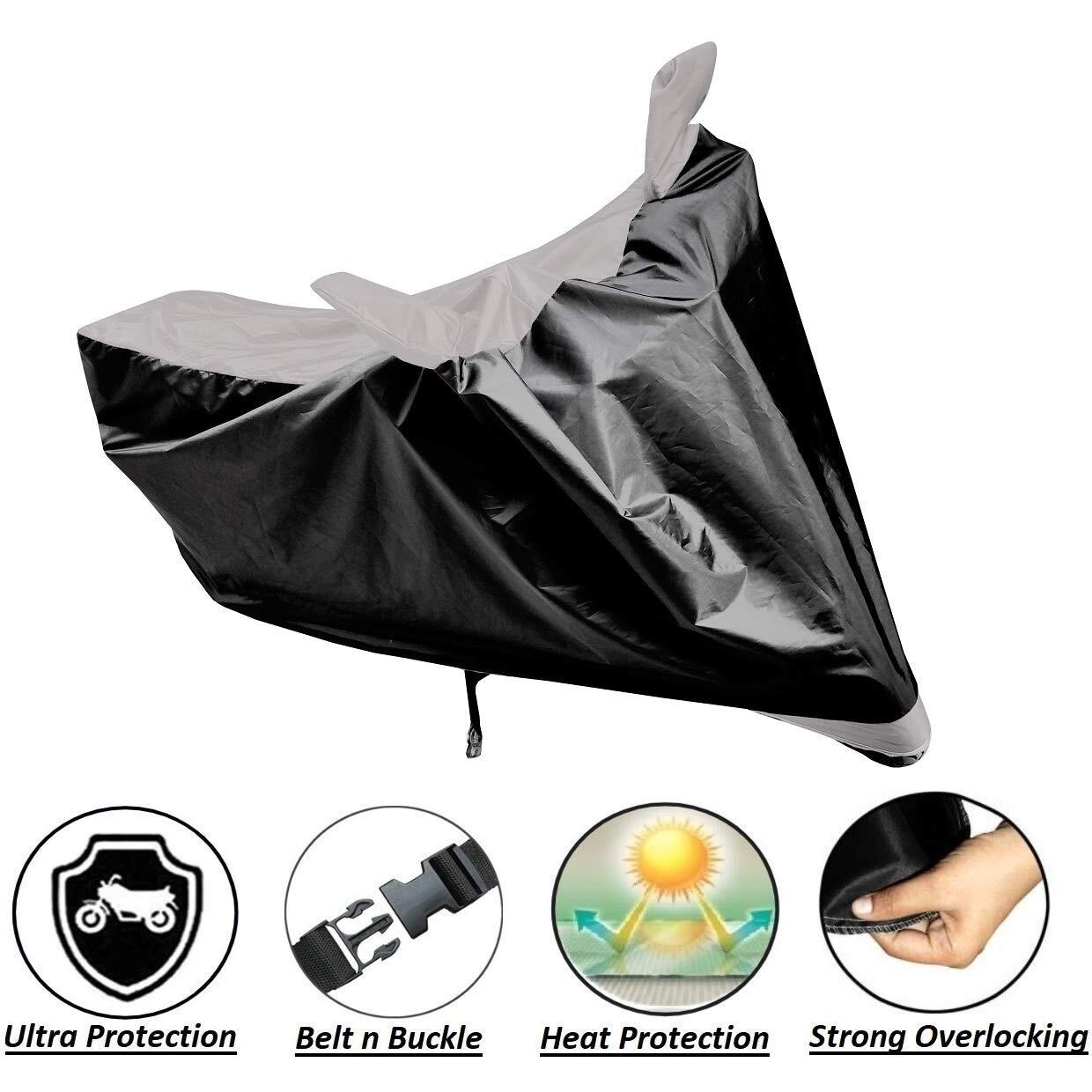 Auto Hub Water Resistant Bike Body Cover For 390 Adventure - Black/White