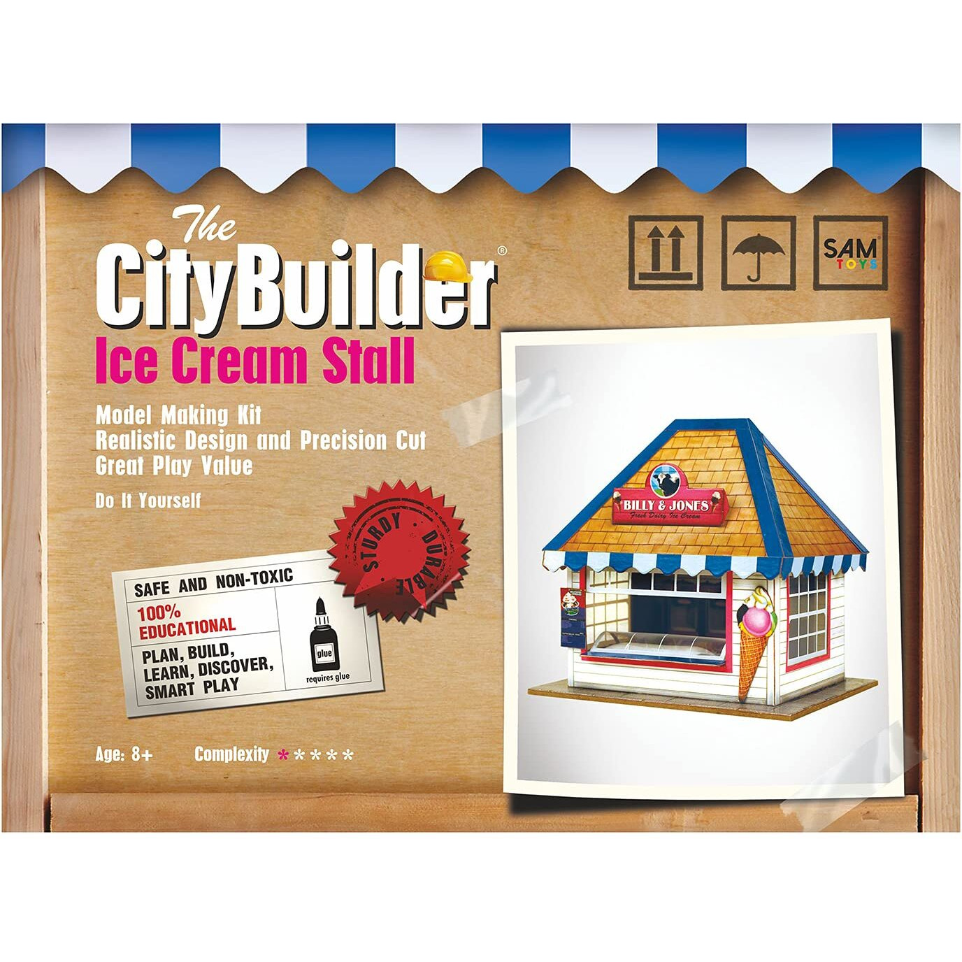 The Citybuilder Ice Cream Stall Model Making Kit 143 Scale (7Mm) O Gauge