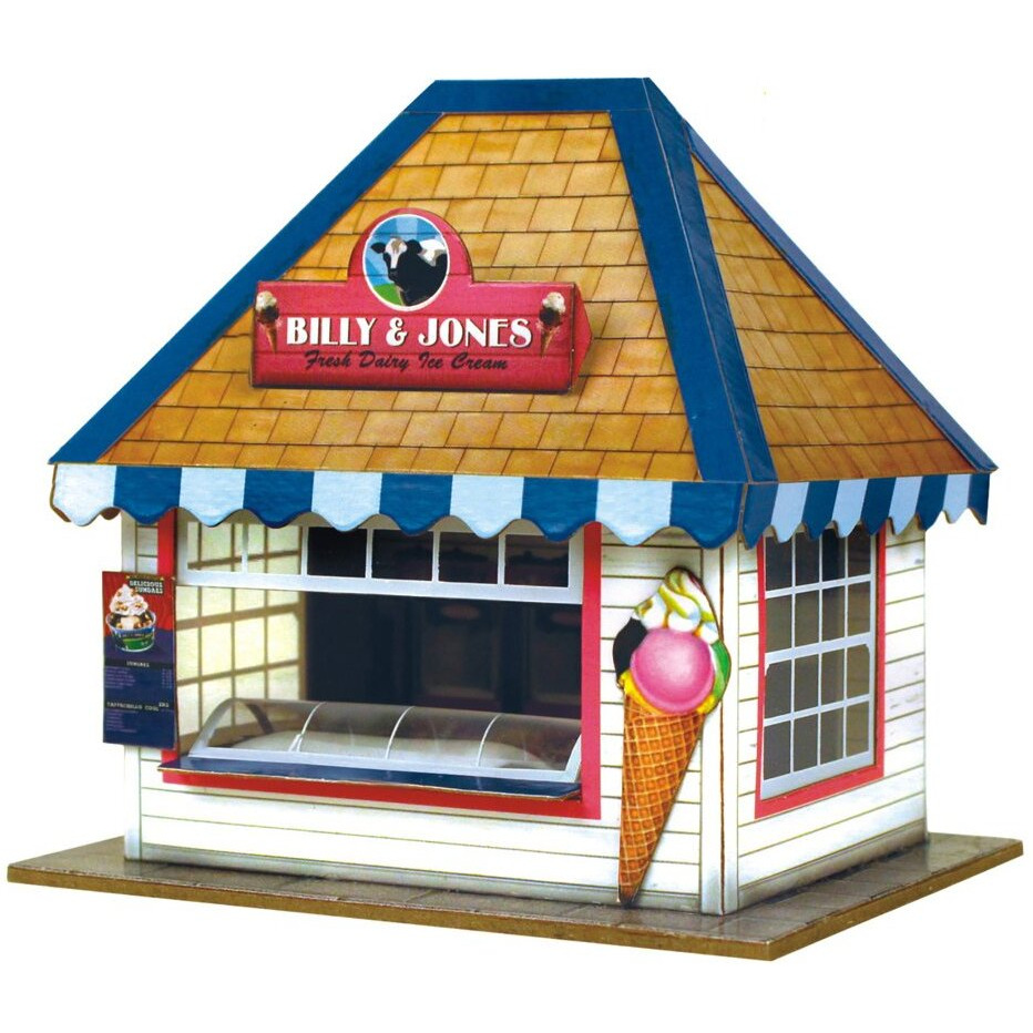 The Citybuilder Ice Cream Stall Model Making Kit 143 Scale (7Mm) O Gauge