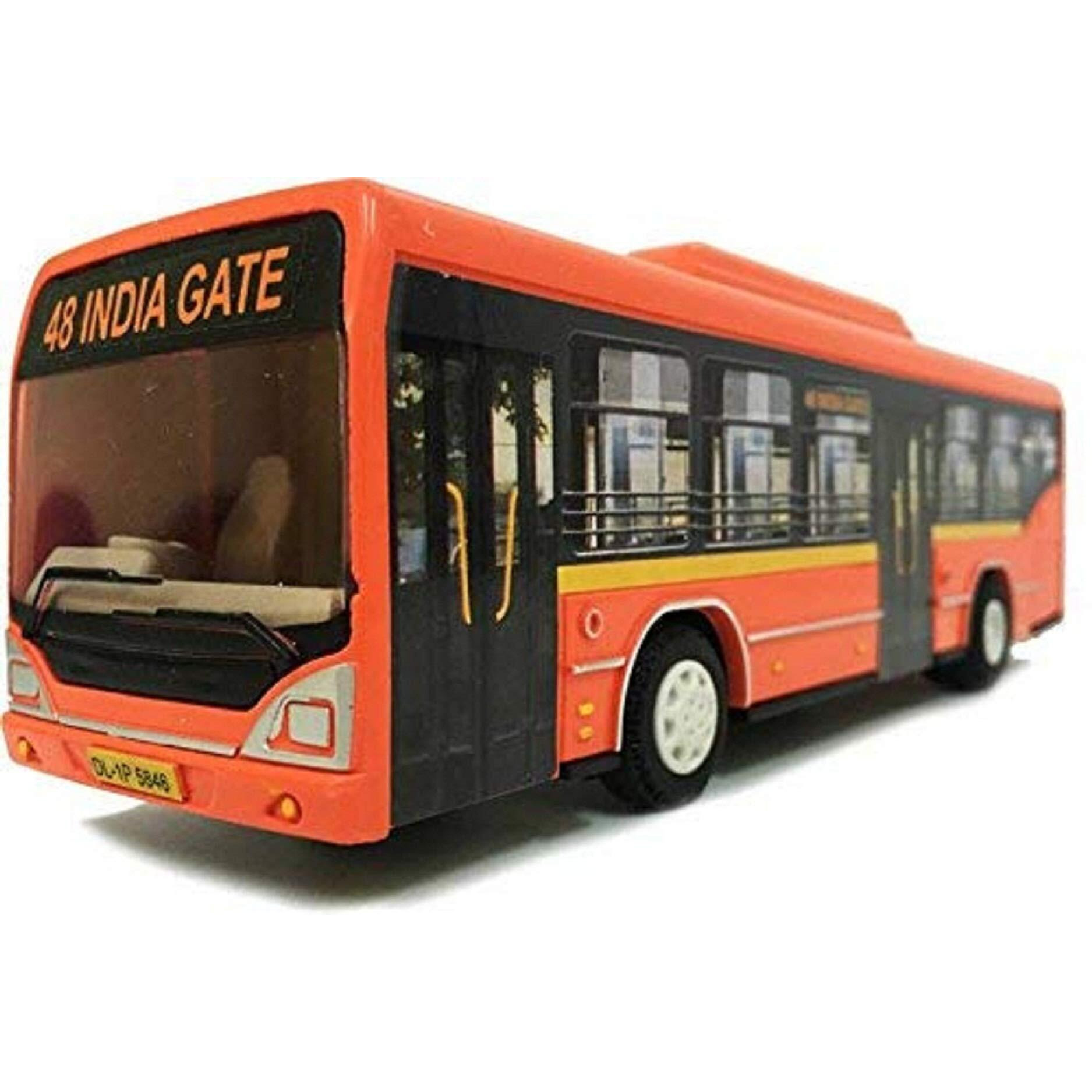Centy Toys A Beautiful Of World Famous Low Floor Bus- From (Kidsshub) 20 X 5.5 X 6.5 Cm Orange