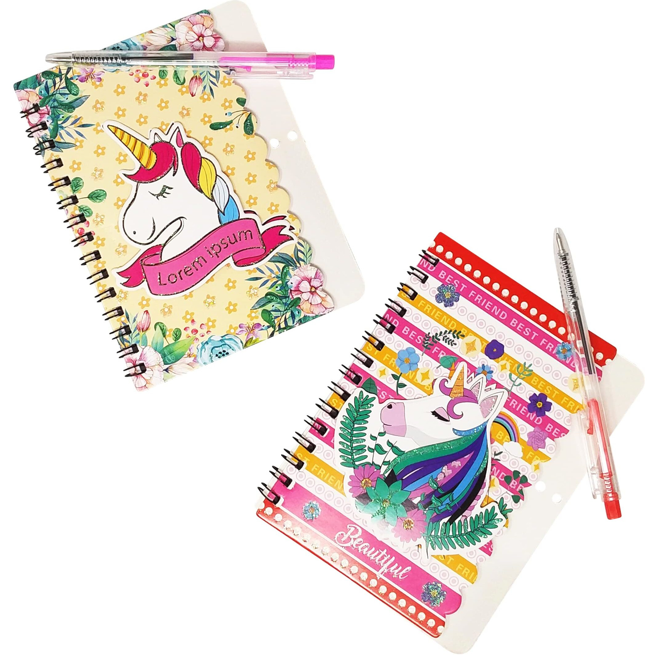 Parteet Mix Stationary Gift Set Birthday Party Return Gift For Kids (Diary With Pen 12Pc)