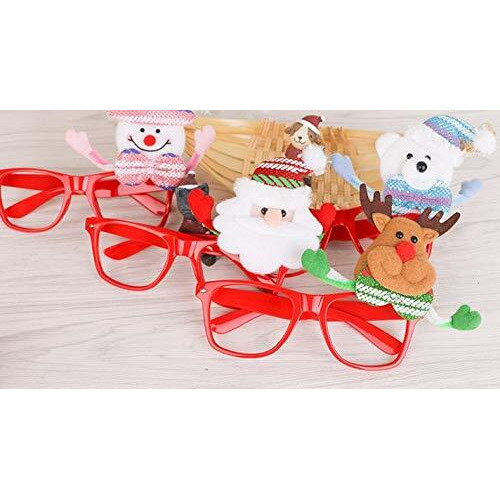 Kriwin 12 Pcs Christmas Goggles Accessories For Kids, Party, Decoration, Festival Fun (Goggles)