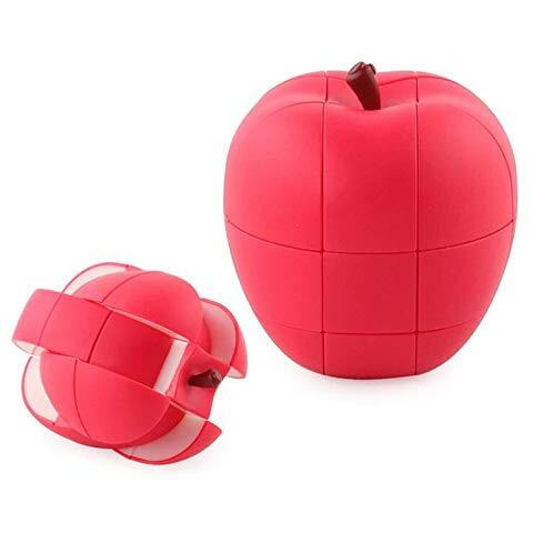 Kiditos Fruit Cube Apple Shaped Magic Cube Speed Puzzle Twisty Educational Toy For Kids