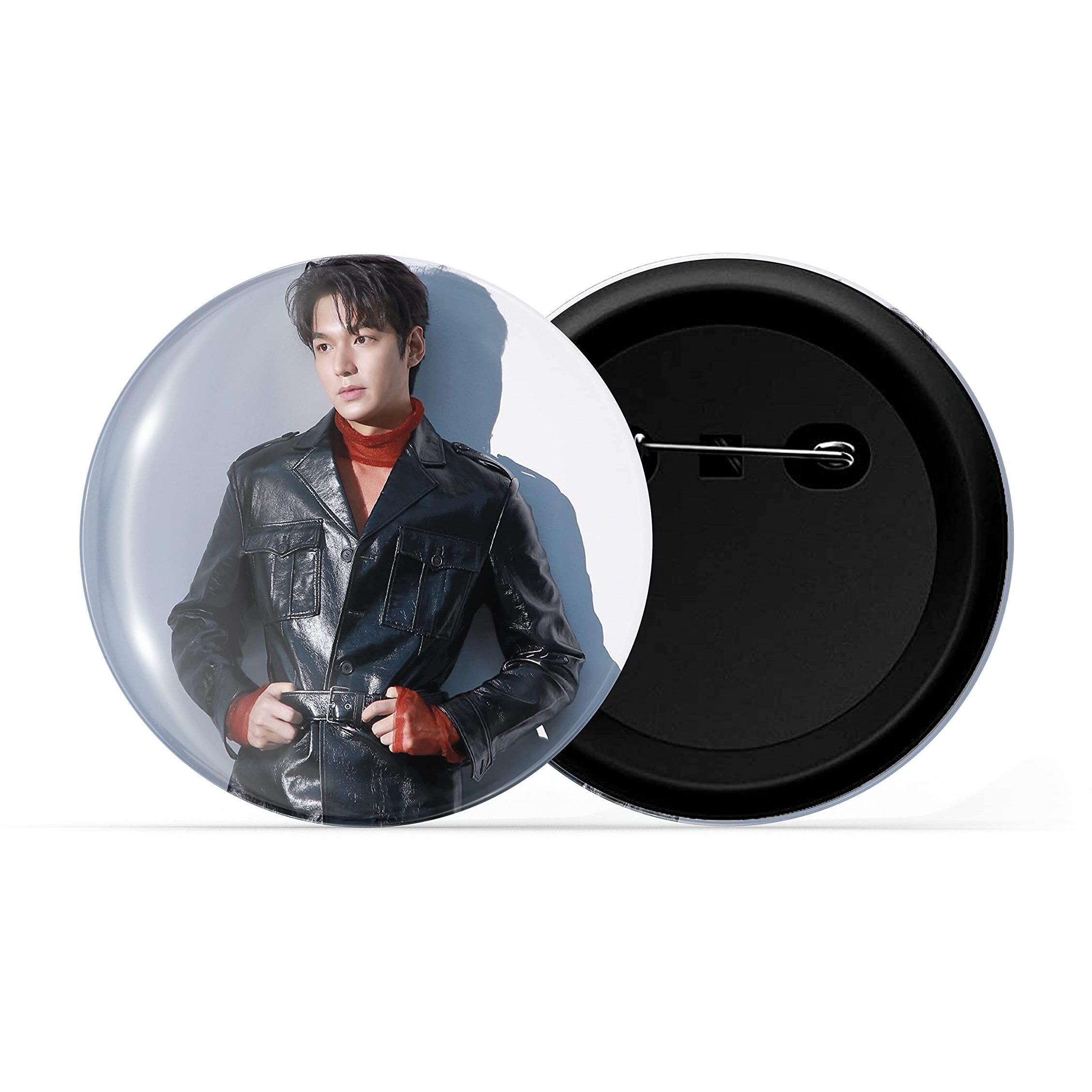 Dhcrafts Pin Badges K-Drama Korean Actor Multicolour Lee Min-Ho D6 Glossy Finish Design Pack Of 1