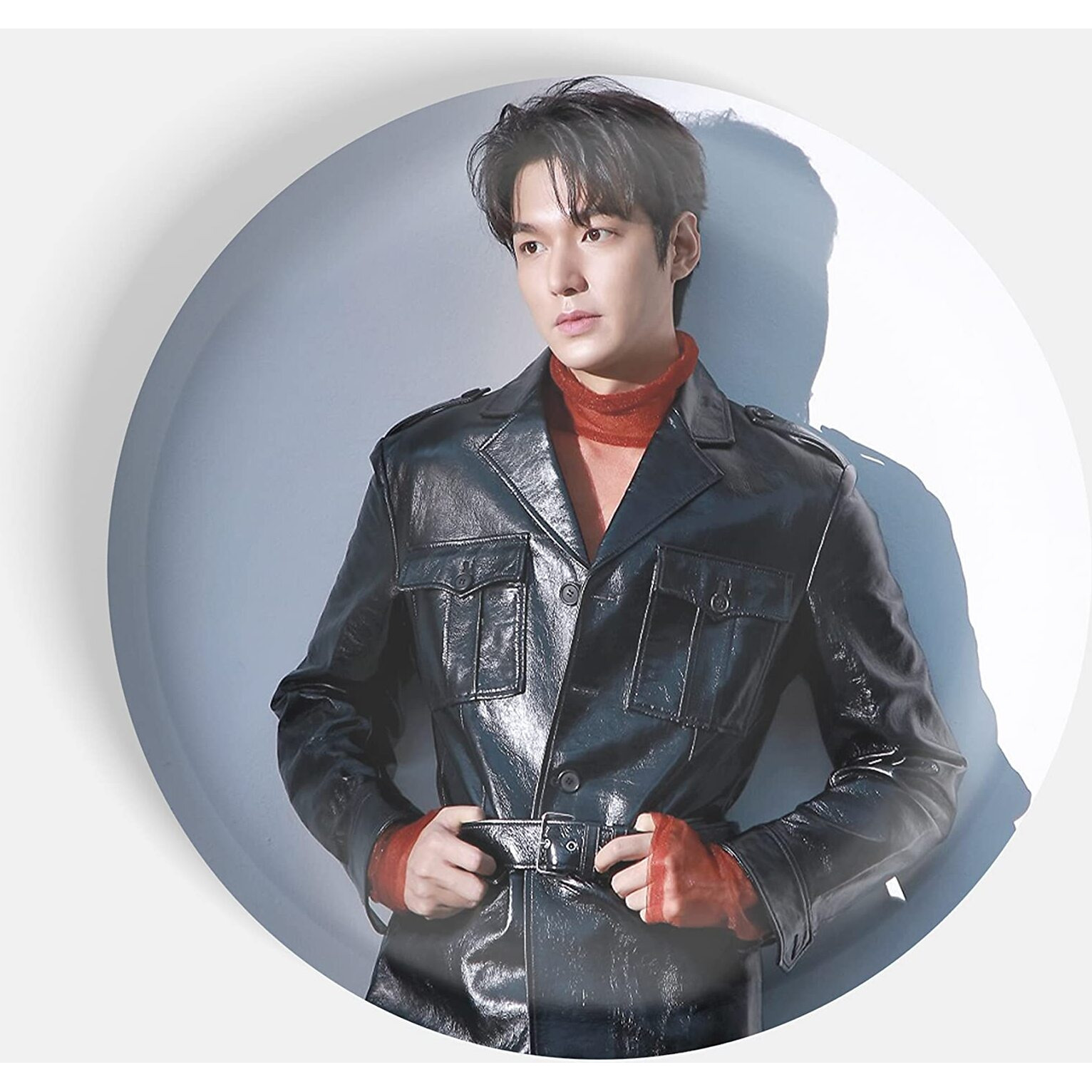 Dhcrafts Pin Badges K-Drama Korean Actor Multicolour Lee Min-Ho D6 Glossy Finish Design Pack Of 1