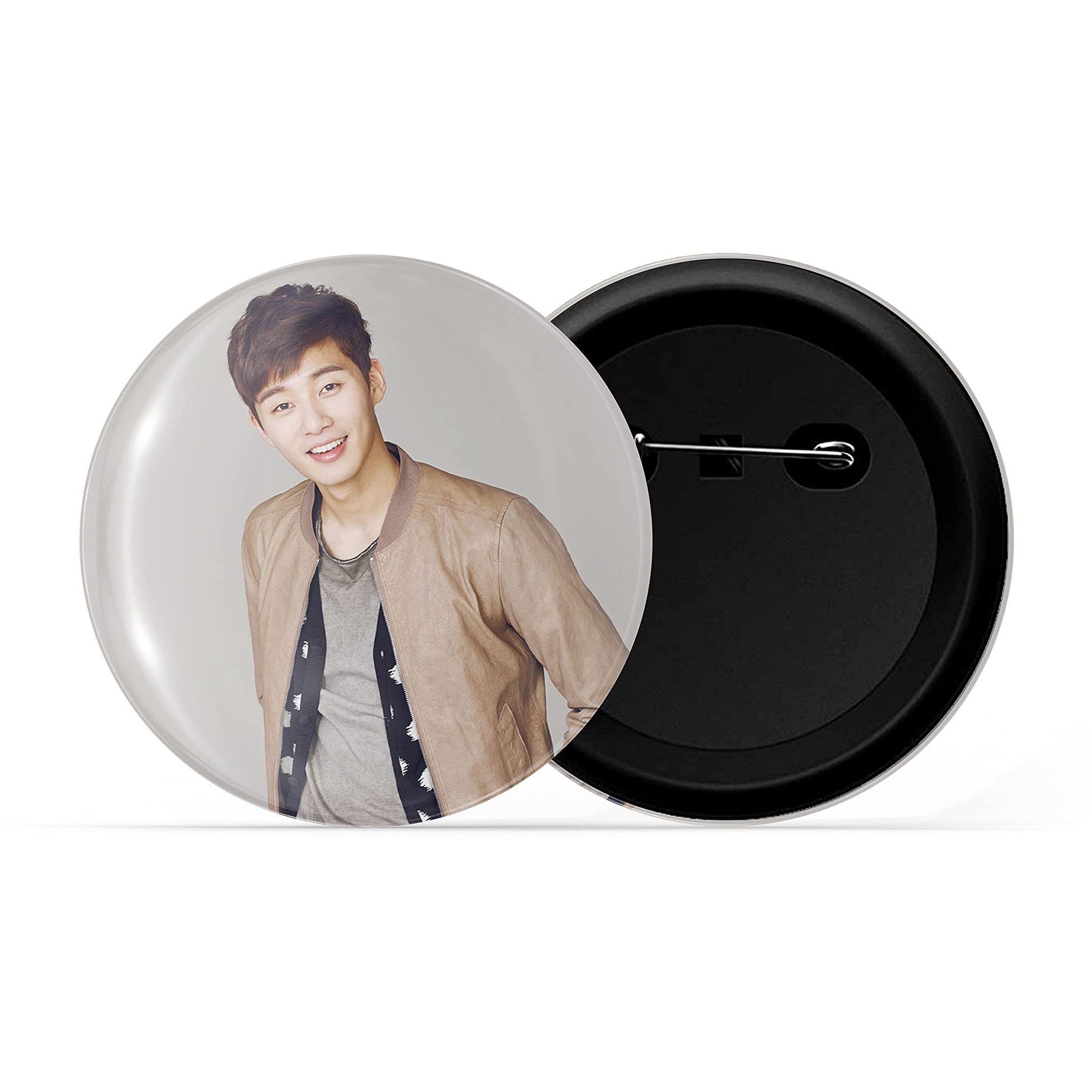 Dhcrafts Pin Badges K-Drama Korean Actor Multicolour Park Seo-Joon D2 Glossy Finish Design Pack Of 1