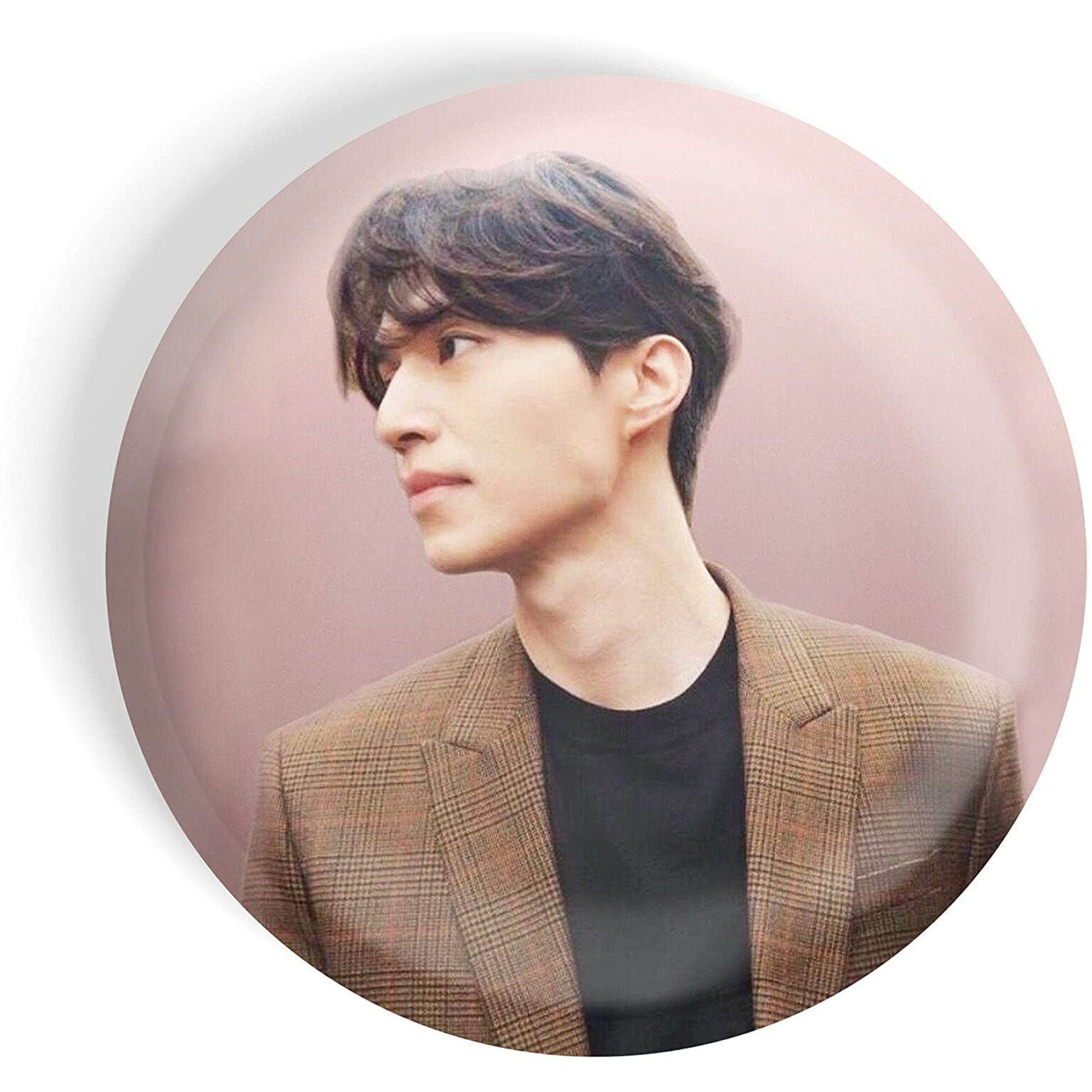 Dhcrafts Pin Badges K-Drama Korean Actor Multicolour Lee Dong-Wook D2 Glossy Finish Design Pack Of 1