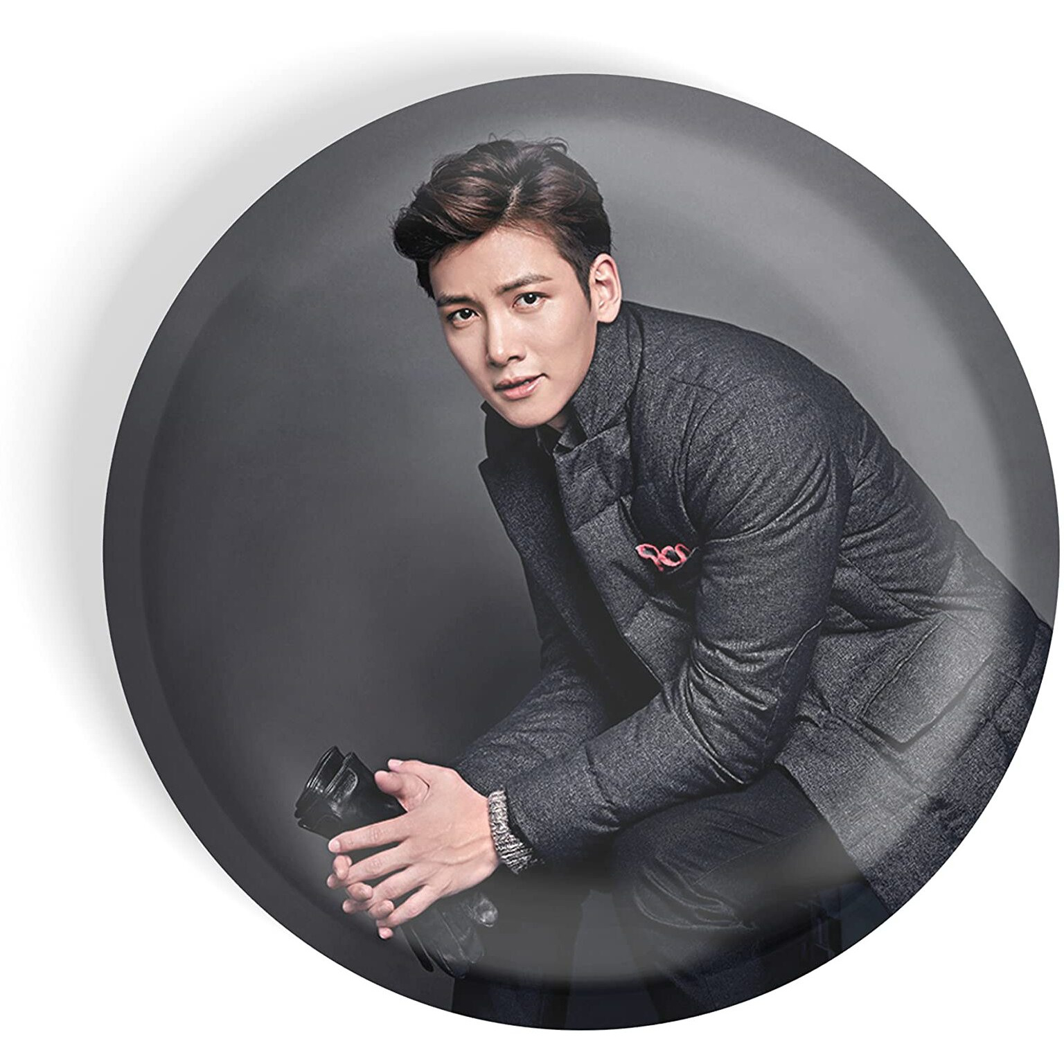 Dhcrafts Pin Badges K-Drama Korean Actor Multicolour Ji Chang-Wook D11 Glossy Finish Design Pack Of 1