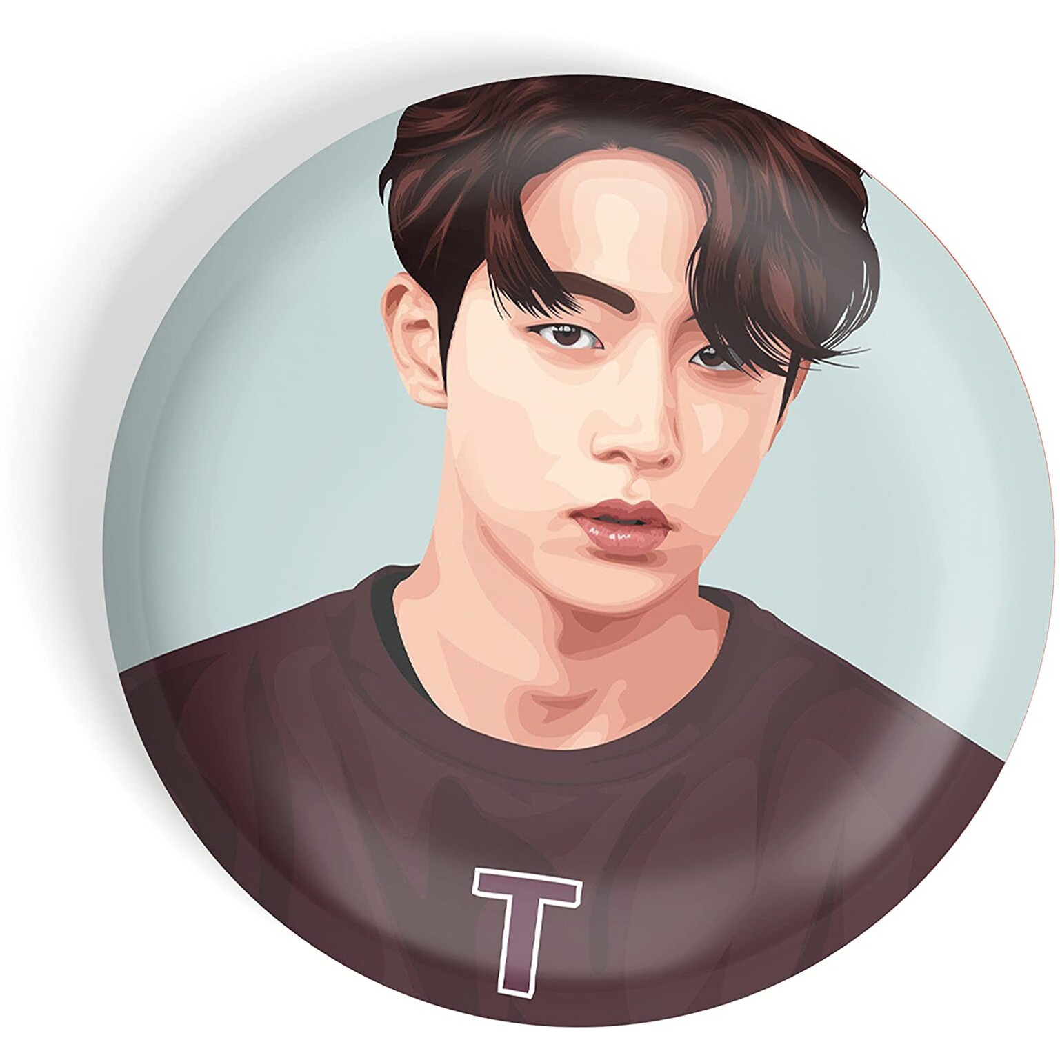 Dhcrafts Pin Badges K-Drama Korean Actor Multicolour Nam Joo-Hyuk D8 Glossy Finish Design Pack Of 1