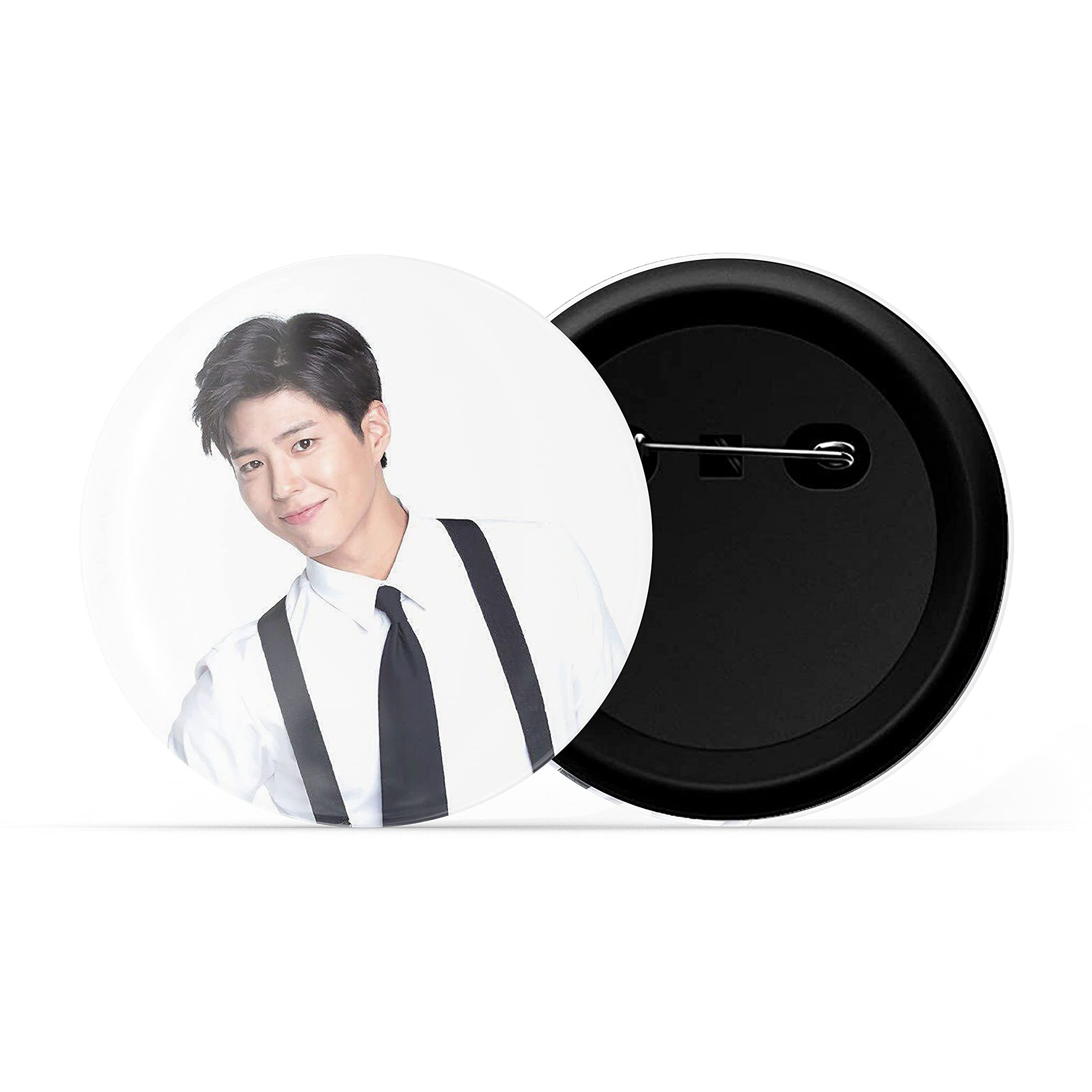 Dhcrafts Pin Badges K-Drama Korean Actor Multicolour Park Bo-Gum D6 Glossy Finish Design Pack Of 1
