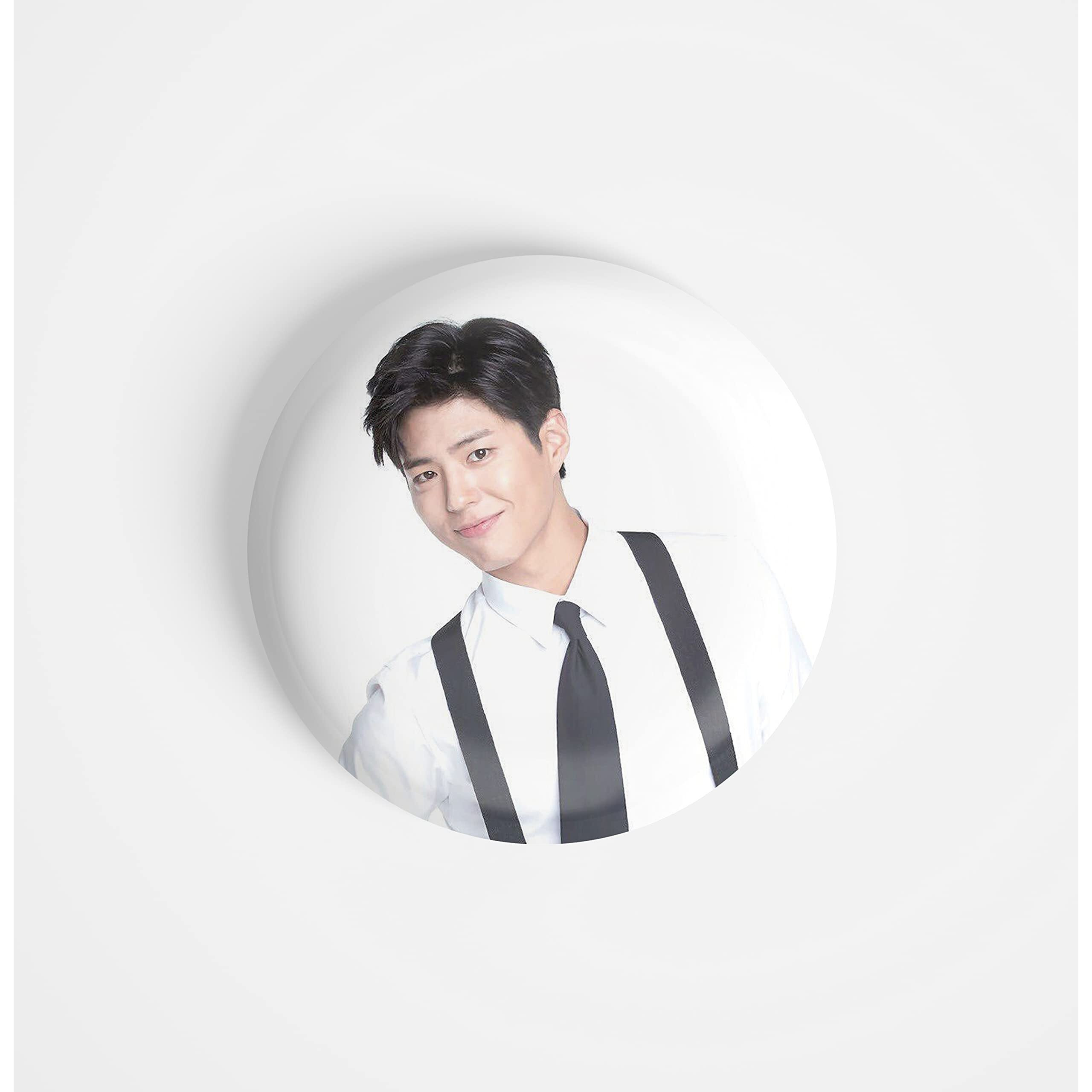 Dhcrafts Pin Badges K-Drama Korean Actor Multicolour Park Bo-Gum D6 Glossy Finish Design Pack Of 1