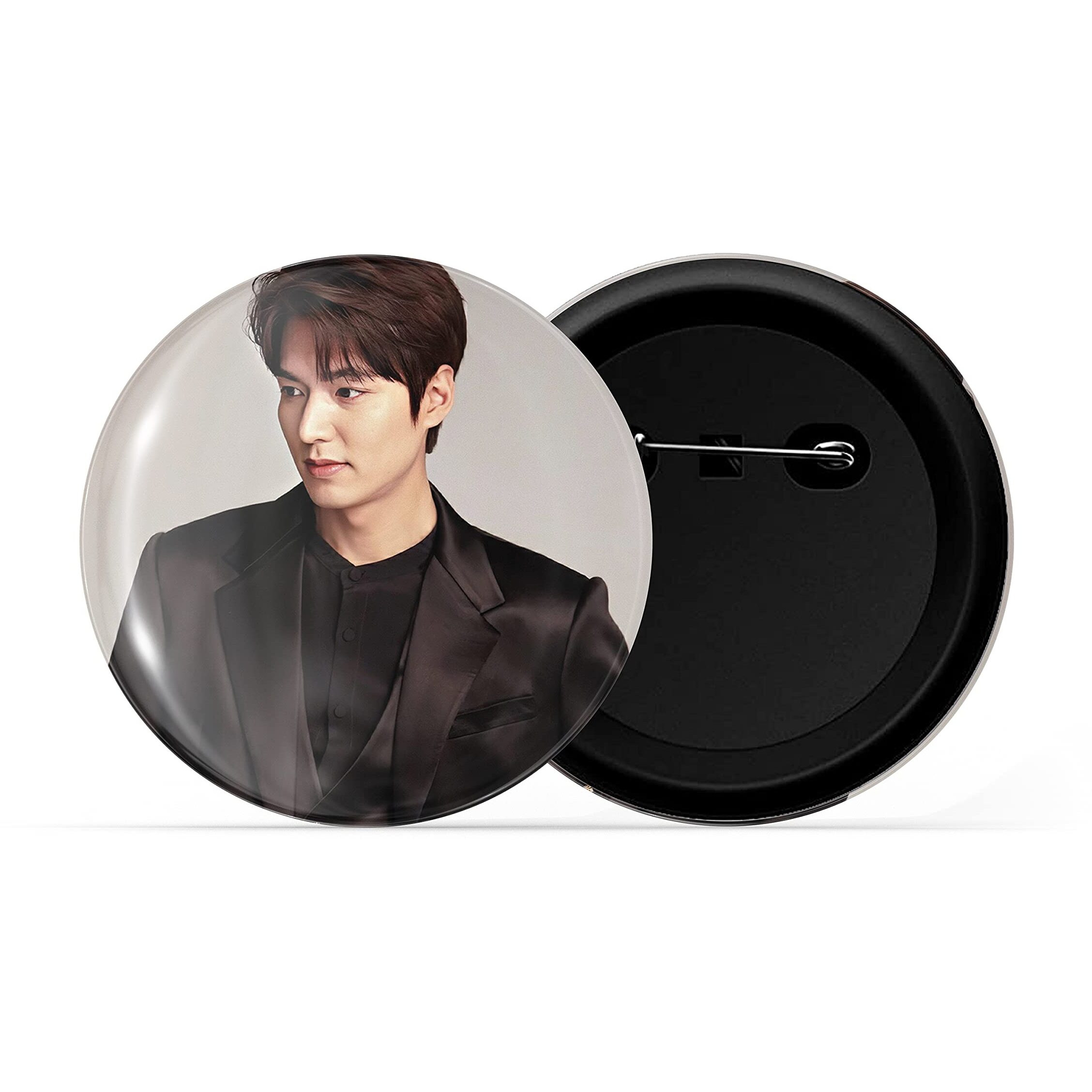 Dhcrafts Pin Badges K-Drama Korean Actor Multicolour Lee Min-Ho D9 Glossy Finish Design Pack Of 1