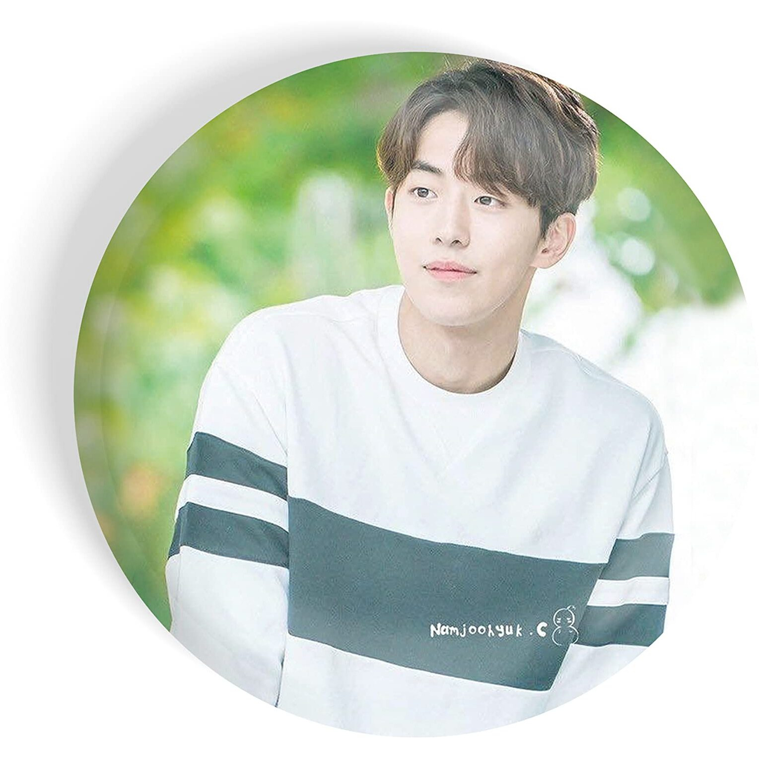 Dhcrafts Pin Badges K-Drama Korean Actor Multicolour Nam Joo-Hyuk D2 Glossy Finish Design Pack Of 1