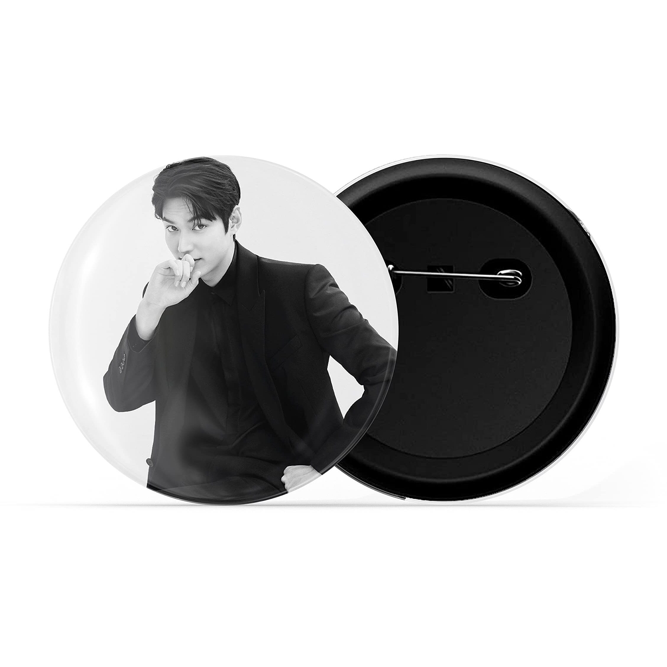 Dhcrafts Pin Badges K-Drama Korean Actor Multicolour Lee Min-Ho D13 Glossy Finish Design Pack Of 1