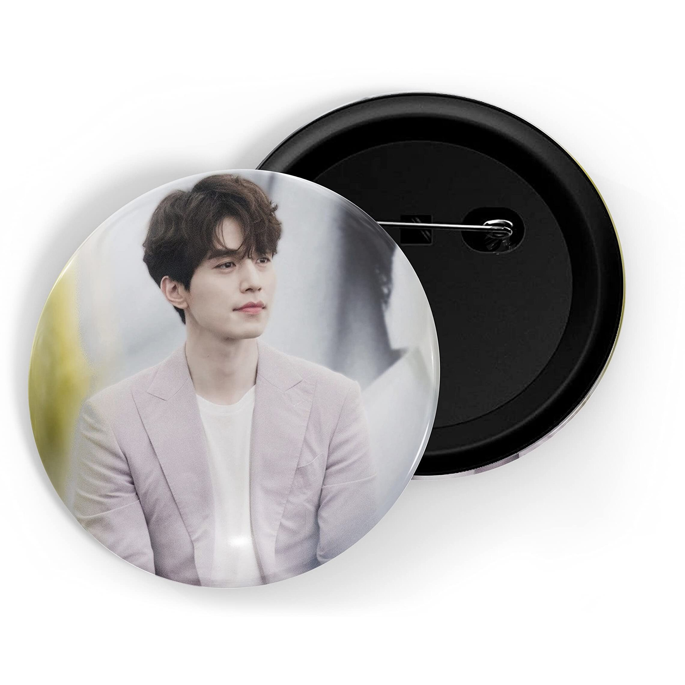Dhcrafts Pin Badges K-Drama Korean Actor Multicolour Lee Dong-Wook D5 Glossy Finish Design Pack Of 1