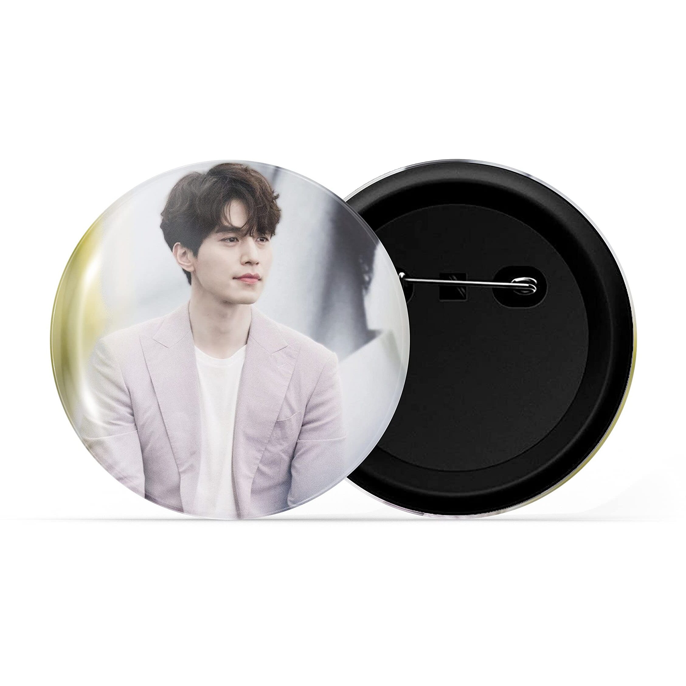 Dhcrafts Pin Badges K-Drama Korean Actor Multicolour Lee Dong-Wook D5 Glossy Finish Design Pack Of 1