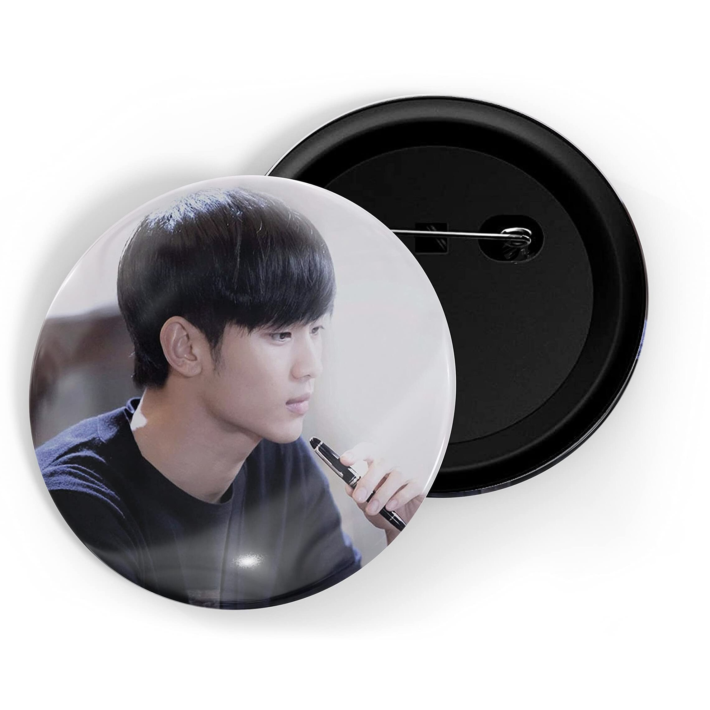 Dhcrafts Pin Badges K-Drama Korean Actor Multicolour Lee Min-Ho D3 Glossy Finish Design Pack Of 1