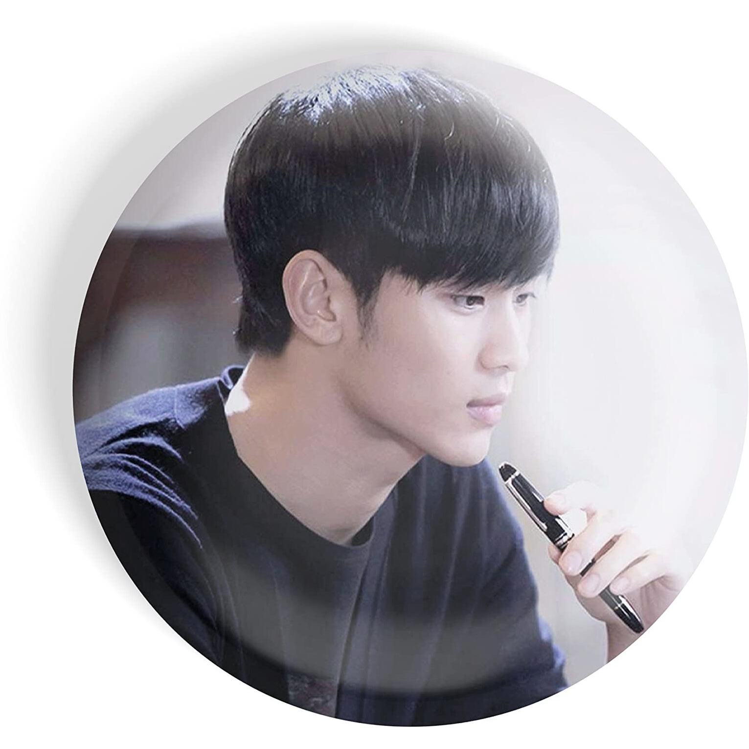 Dhcrafts Pin Badges K-Drama Korean Actor Multicolour Lee Min-Ho D3 Glossy Finish Design Pack Of 1