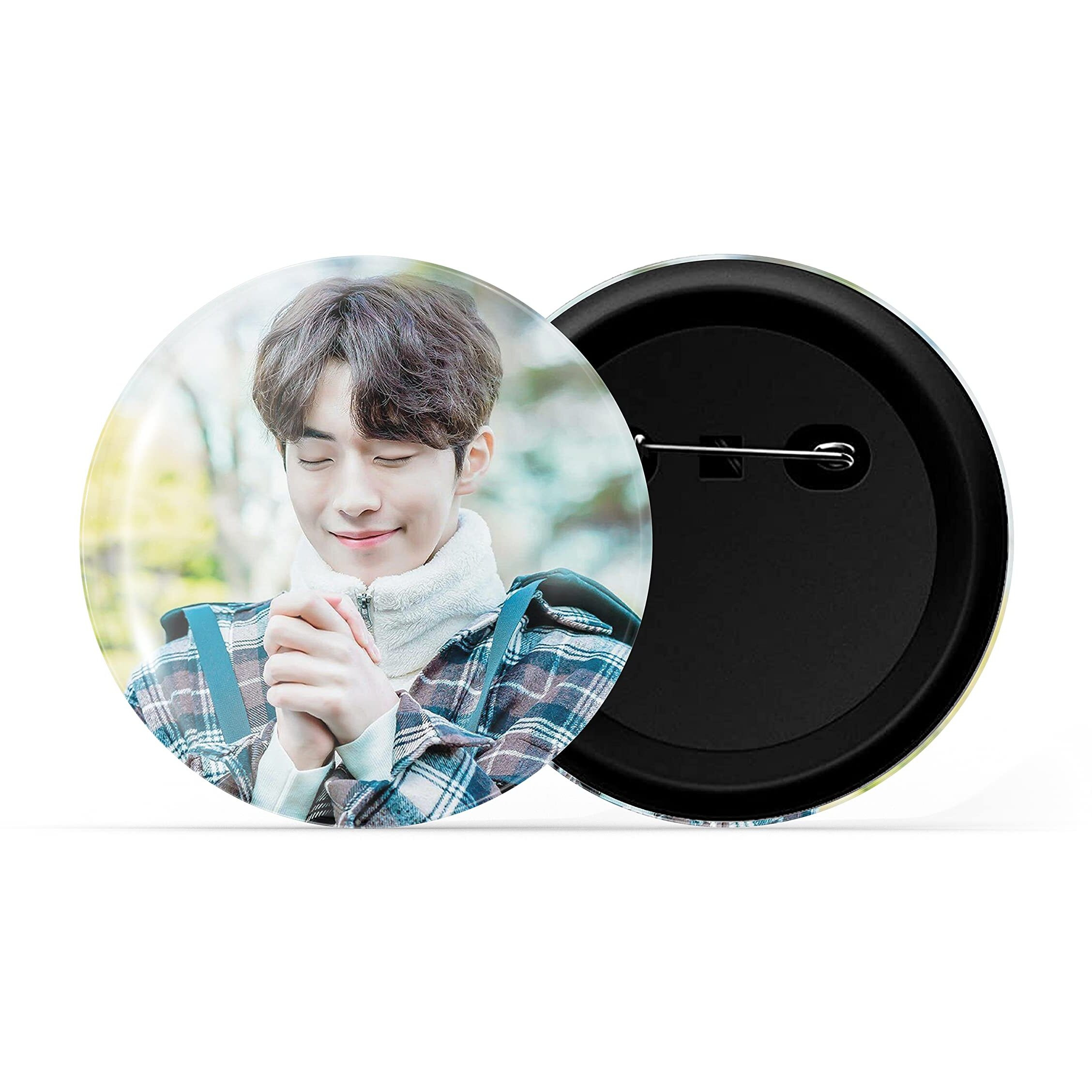 Dhcrafts Pin Badges K-Drama Korean Actor Multicolour Nam Joo-Hyuk D6 Glossy Finish Design Pack Of 1