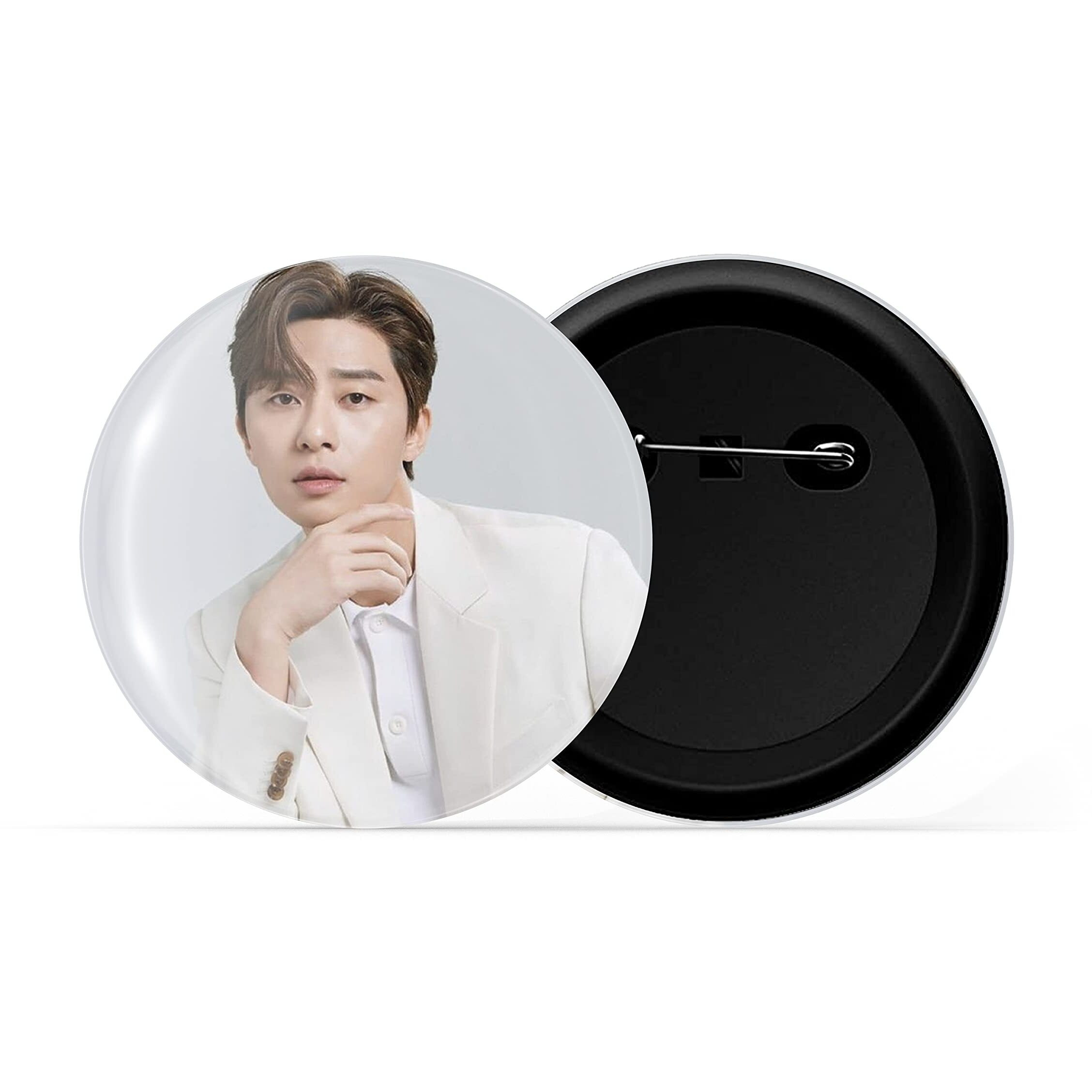 Dhcrafts Pin Badges K-Drama Korean Actor Multicolour Park Seo-Joon D5 Glossy Finish Design Pack Of 1