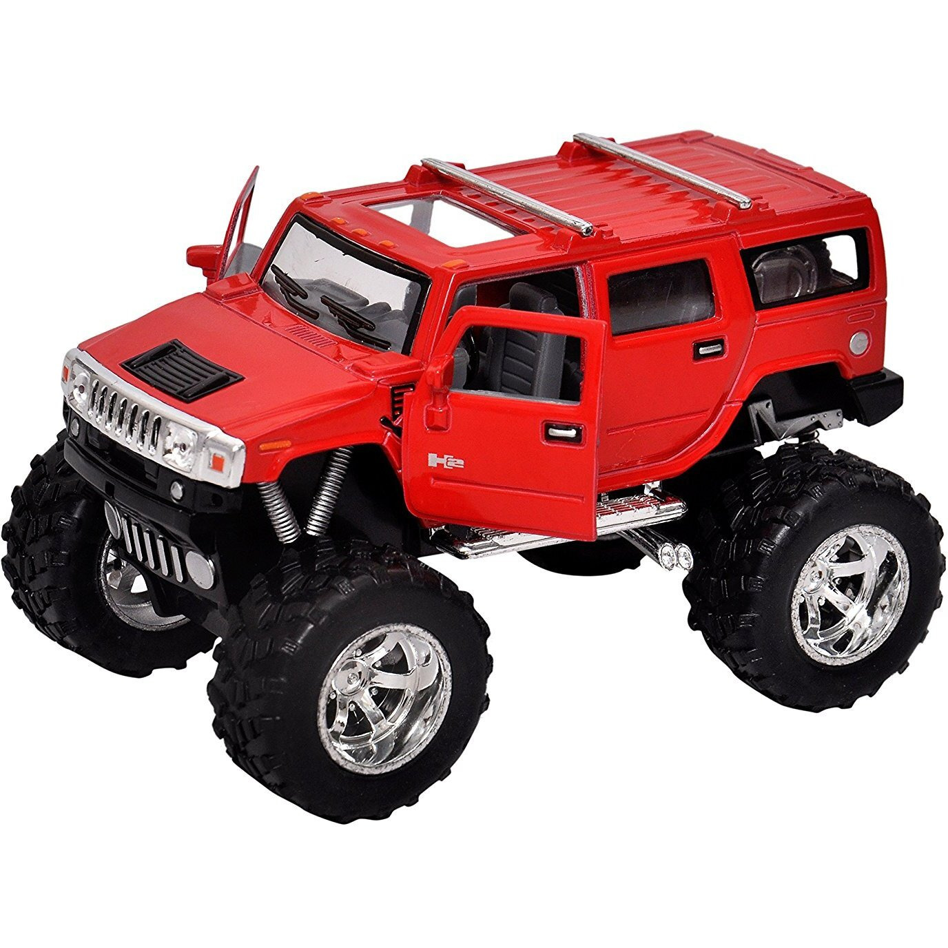 Magicwand 140 Scale 2005 Hummmer H2 Sut (Off Road) With Openable Doors & Pull Back Actionpack Of 1Colors As Per Stock