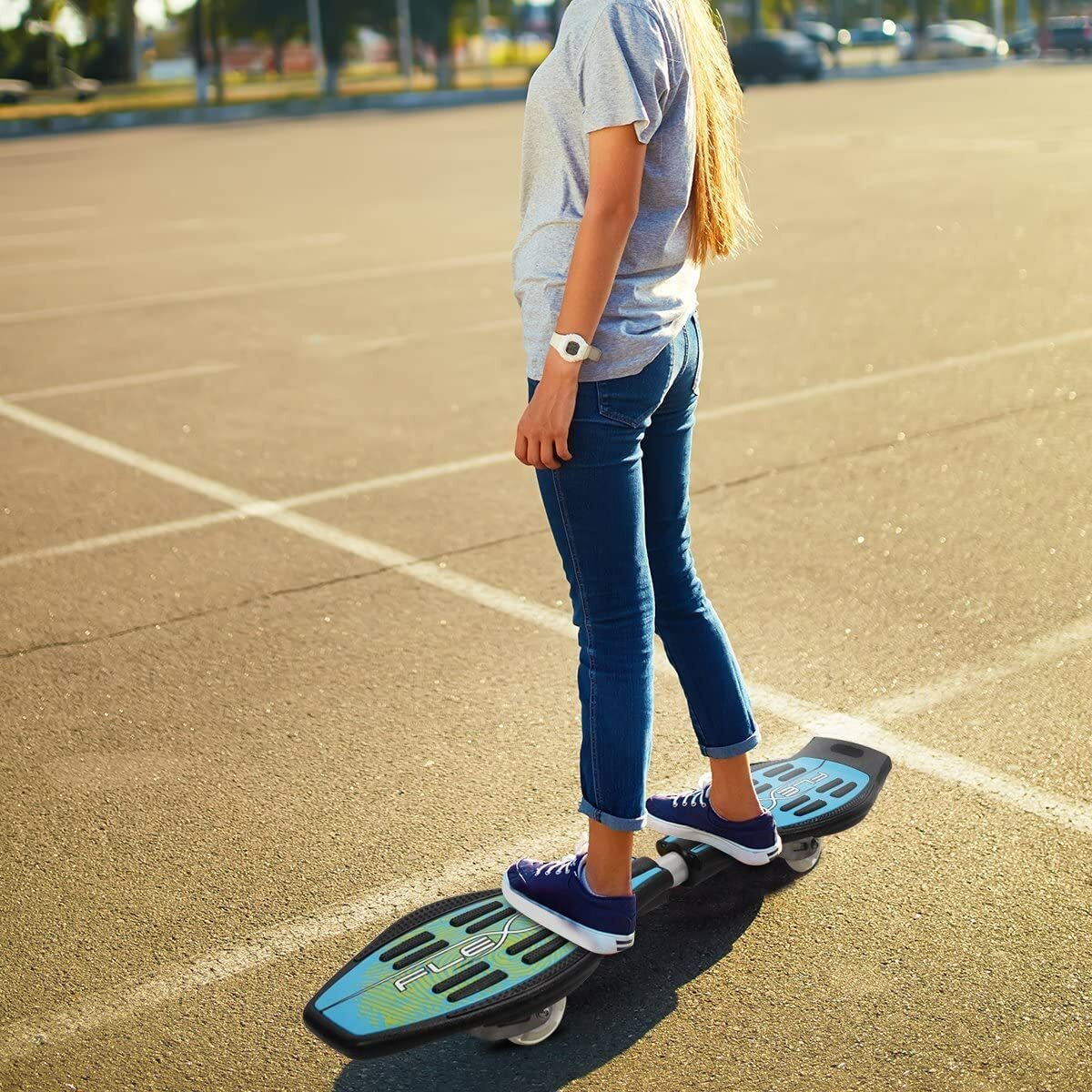 Wave Board Skate Board With Carry Bag Led Flash Colorful Lights In 2 Wheels For Outdoor For Kids Skateboard For Kids
