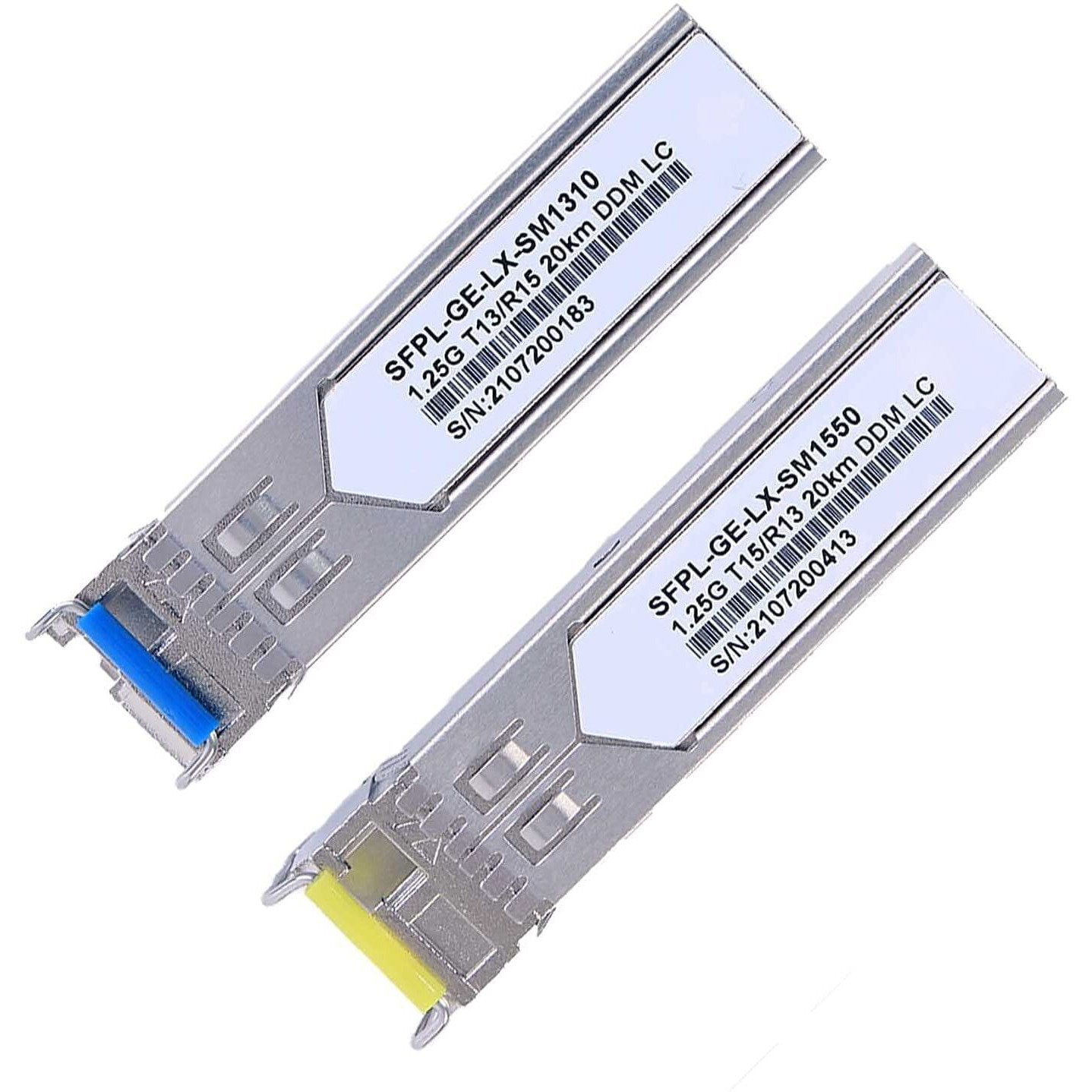 Hanutech Gigabit Sfp To Ethernet Rj45 Converter | Fast Ethernet To Fiber With 1.25G Ddm 1310/1550Nm Sfp Module 20Km Transmission