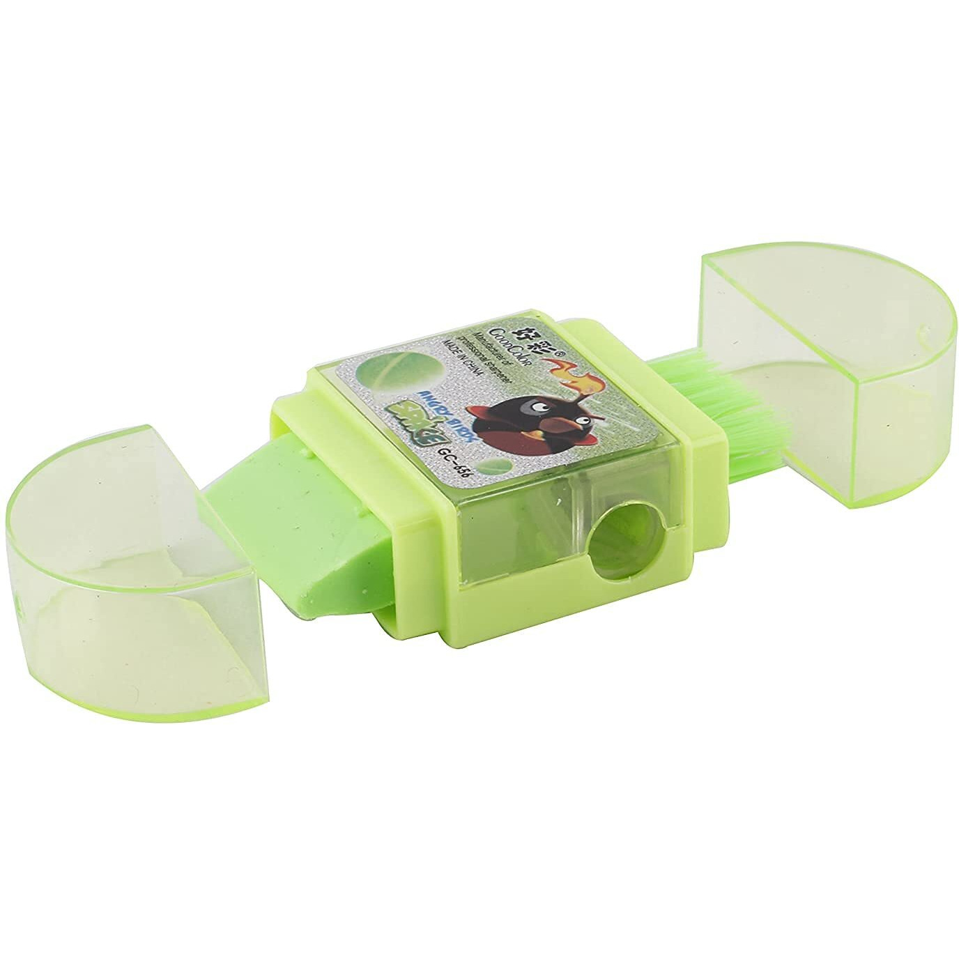Parteet New Multicolour 3In1 Eraser,Sharpners And Brush - Pack Of 6Pcs For Kids