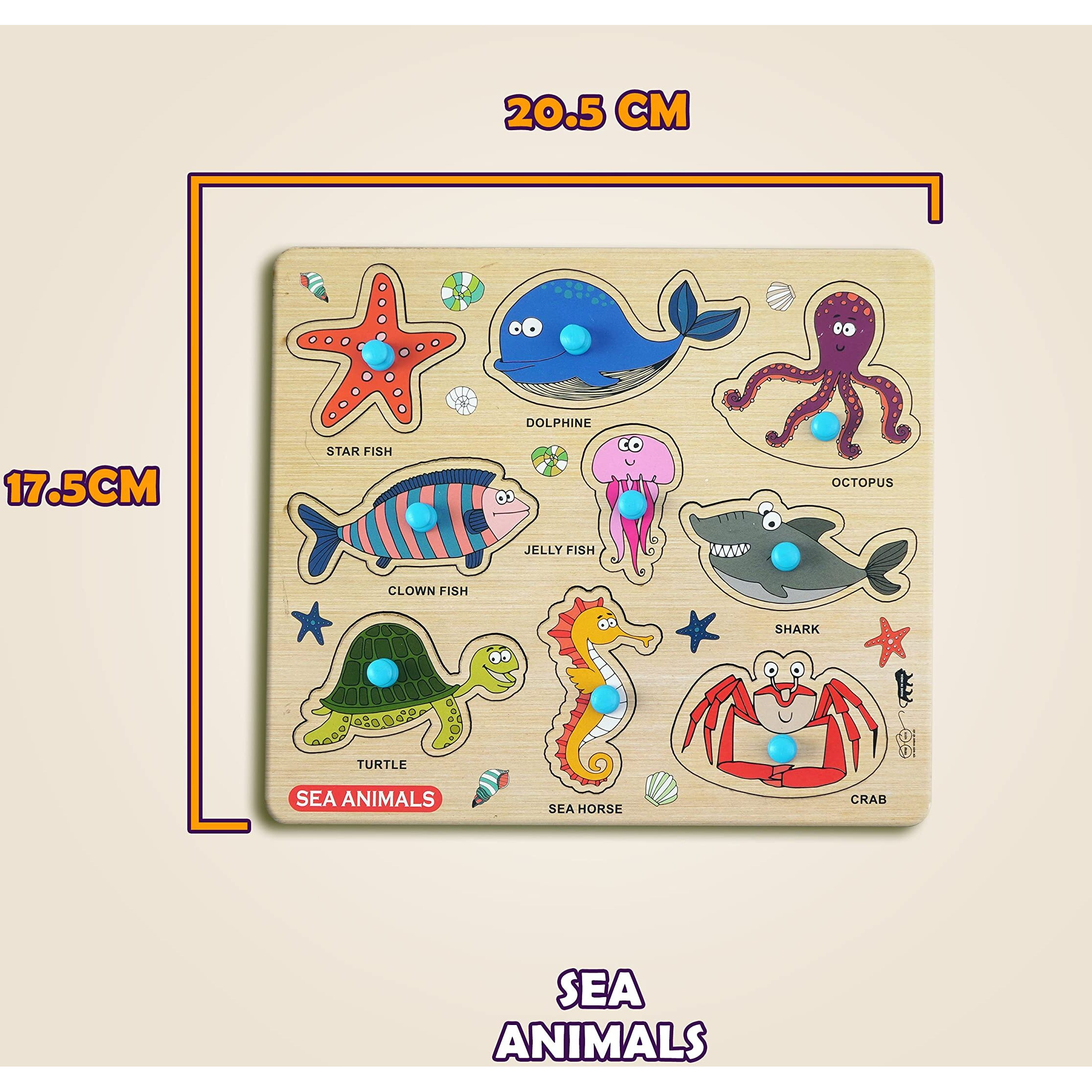 Highroof Kids Fort Pre Nursery Educational Jigsaw Puzzles For Adults Kids Learning Toys Kit Board Game 2 Pcs Set Of Human Body Parts & Sea Animals Educational Toy