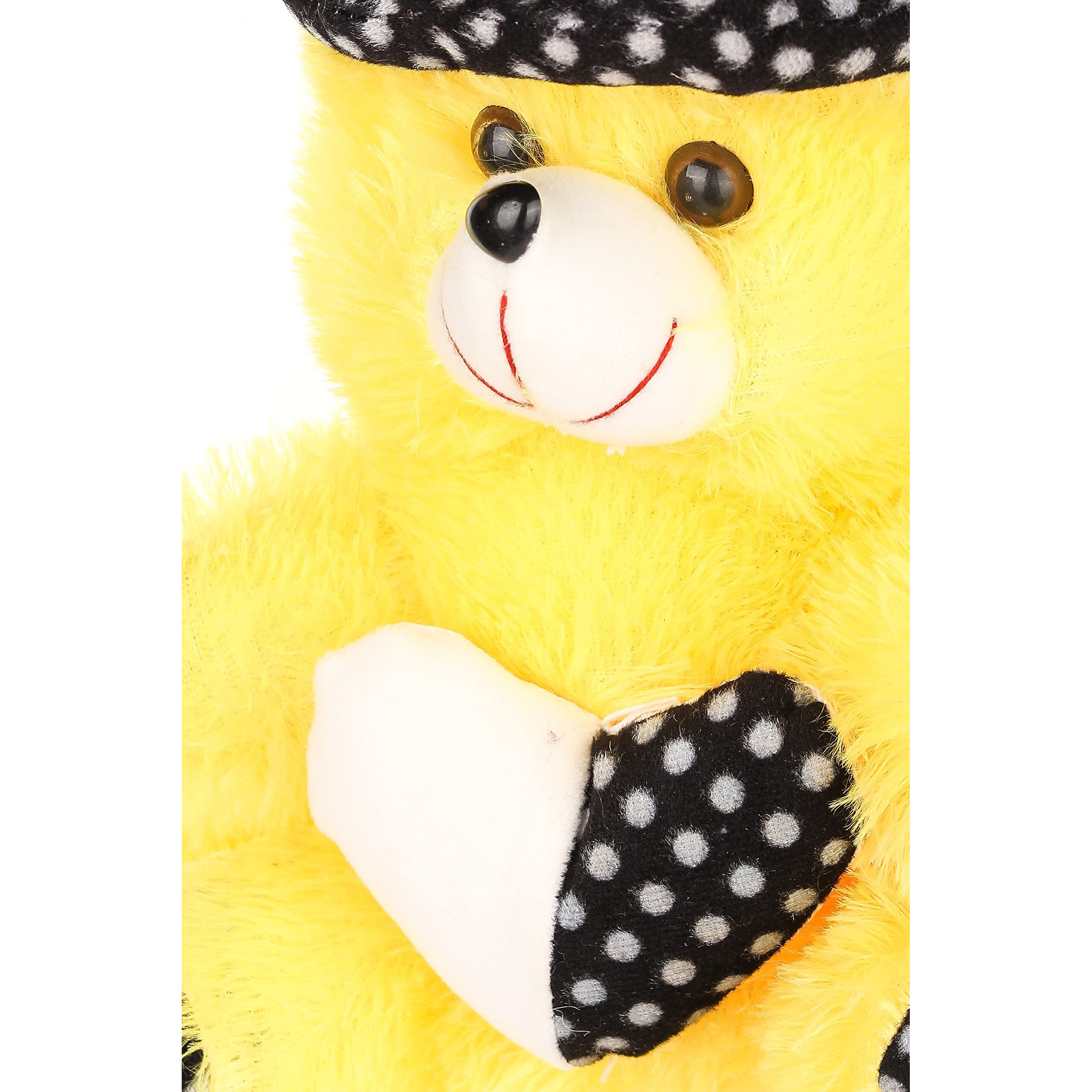 Fclues Cap Teddy Bear Soft Toy | Birthday Gift For Girls/Wife, Boyfriend/Husband, Soft Toys Wedding For Couple Special, Baby Toys Gift Item (Blkyl)
