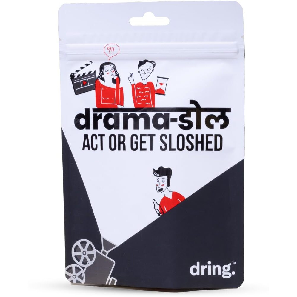 Dring Dramadol - Act Or Get Sloshed (150 Cards | Multicolur) - The Wildest House Party Game Of India For Adults | Super Fun Card Game For Friends | Perfect For Birthday, Bachelor & Gifts For Friends |