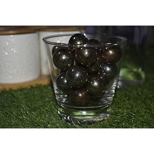 Daayra Unlimited Big Sized Glass Marbles (Metallic Bronze)