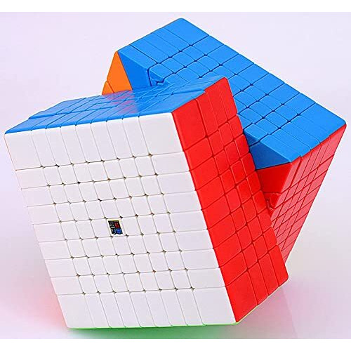 Hawkister Kid Moyu Mfjs Meilong 9X9X9 Cube Stickerless High Speed Cube (9X9 Mofang Jiaoshi Cubing), 75Mm Size
