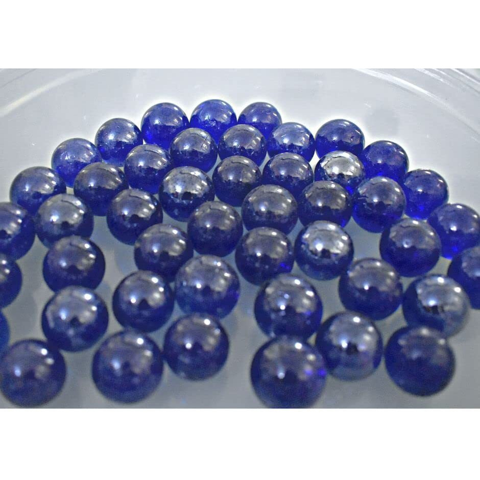 Daayra Unlimited Big Sized Glass Marbles (Blue)