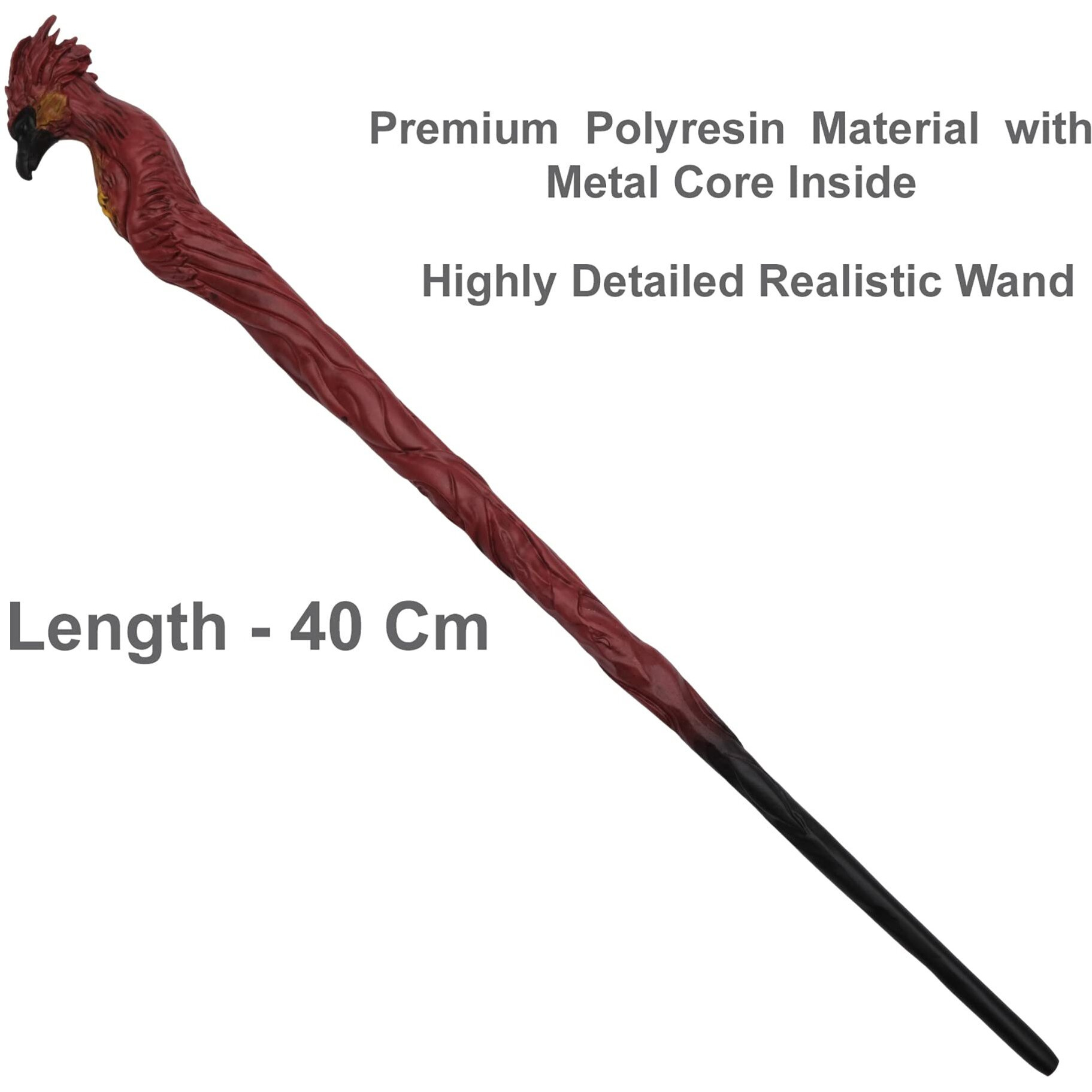 Lifestyle-You Premium Polyresin & Metal Magic Wand Wizard Sorcerer S Wand With Ribbon Box, Style 18,8+ Years,Multicolor