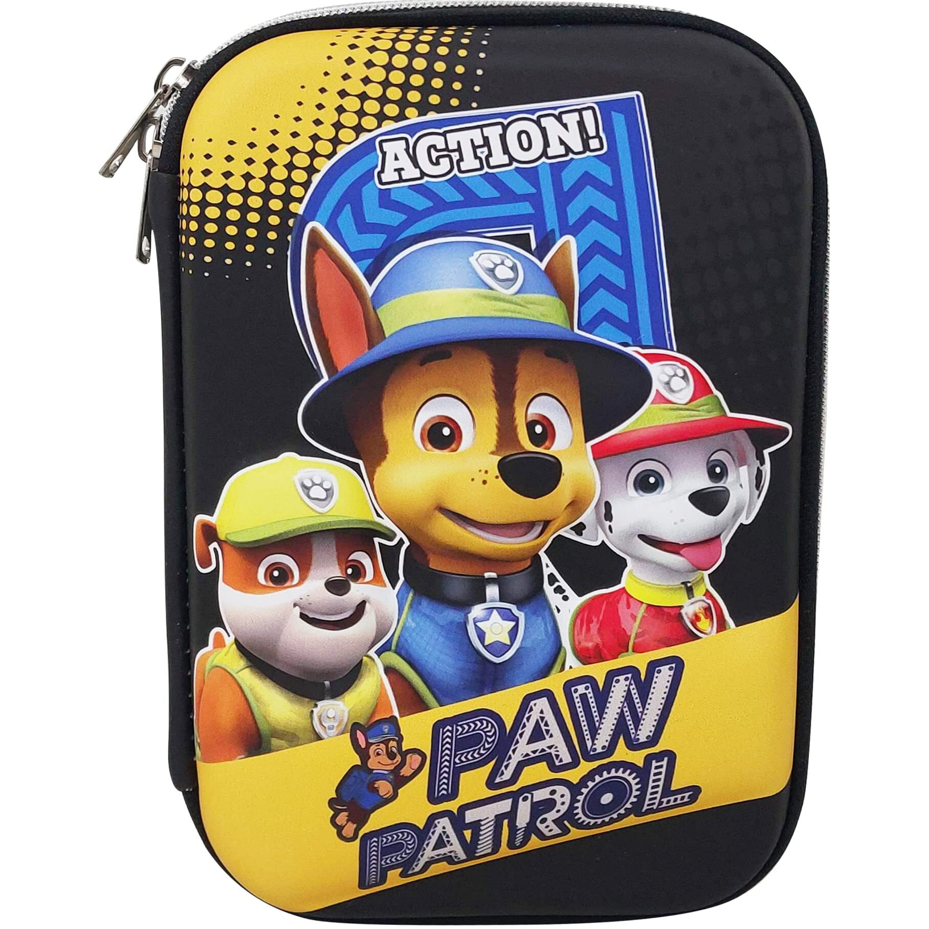 Parteet 7D Paw Patrol Print Eva Pencil Case For Kids - Pencil Pouch, New Kids Designer Pencil Pouch For Kids - Pencil Pouch For Office (Pack Of 1)