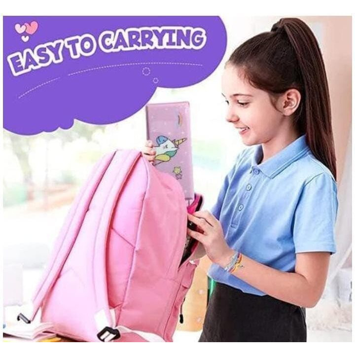Temson Temson Multifunctional Magnetic Pencil Box For Kids, Pop Up Pencil Box Plastic (Set Of 1, Pink)(Kbx-7070)