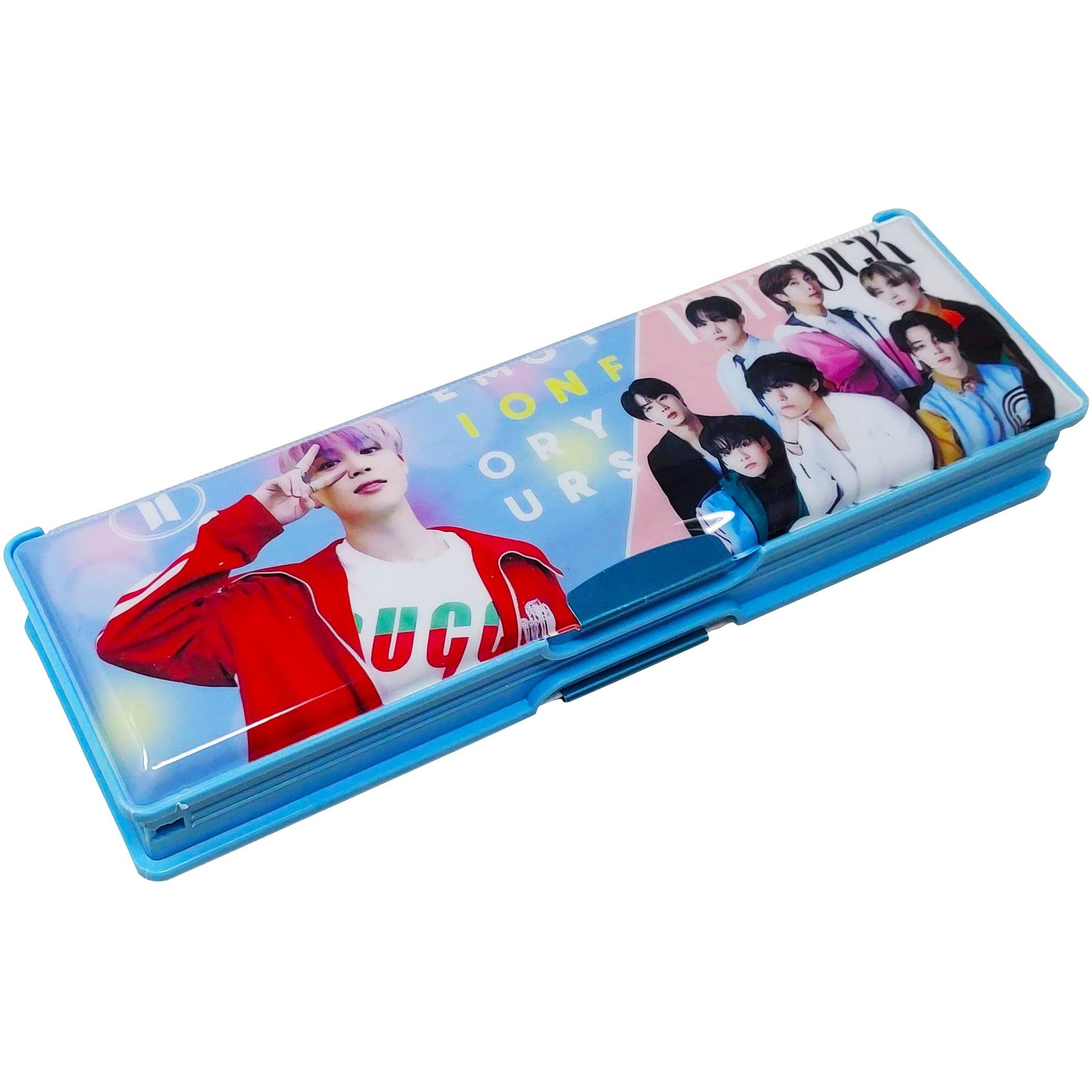 Parteet Magnetic Closer Deal Side Pencil Box For Kids, Bts Army Theme Pencil Box For Boys, Pencil Case For Kids  Stationary Organizer Pencil Box(Assorted)