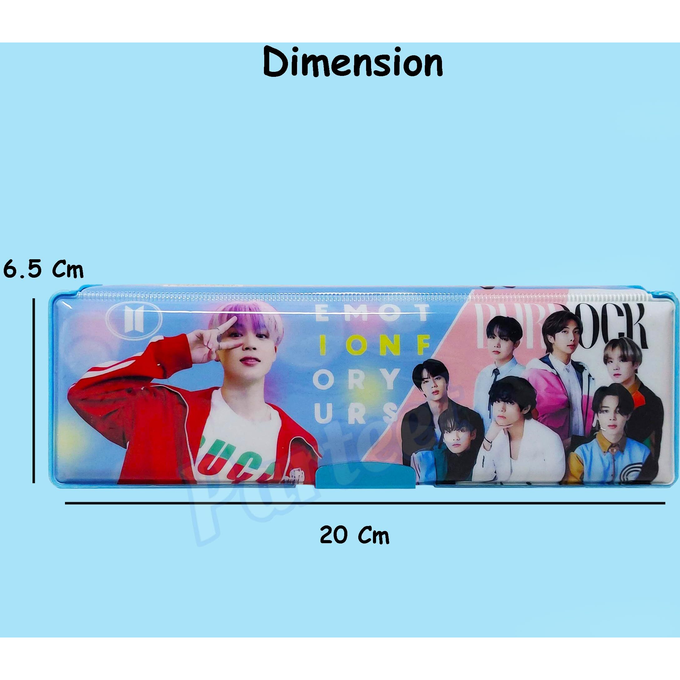 Parteet Magnetic Closer Deal Side Pencil Box For Kids, Bts Army Theme Pencil Box For Boys, Pencil Case For Kids  Stationary Organizer Pencil Box(Assorted)