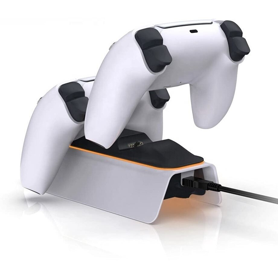 Tobo Vertical Stand With Cooling Station Compatible With Ps5 Accessories Controller Charger Suction Cooling Fan With Charging Dock Station, 3 Extra Usb Ports (Ps-5-Coolingg-Fan-2) - Td-338Ga