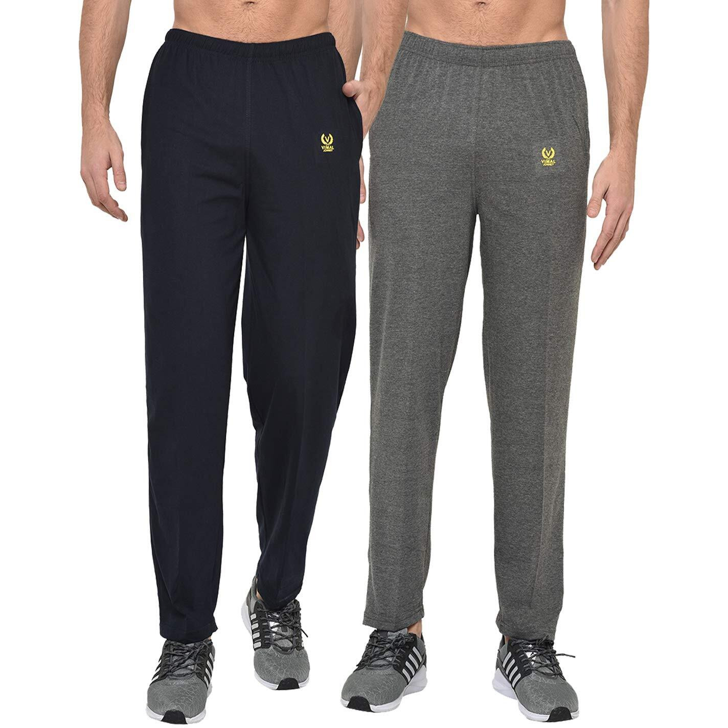 Mack Jonney Men Regular Fit Trackpants Multi-Coloured Large Pack Of 2-D10Nd10A-L