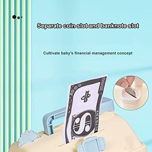 Wishkey Cottage House Shaped Piggy Bank For Kids,Cute Piggy Bank With Lock,Money Saving Box Money Bank Container With Handle&Keys,Atm Piggy Bank For Real Money,Gifting Item For Girls(Set Of 1,Pink)